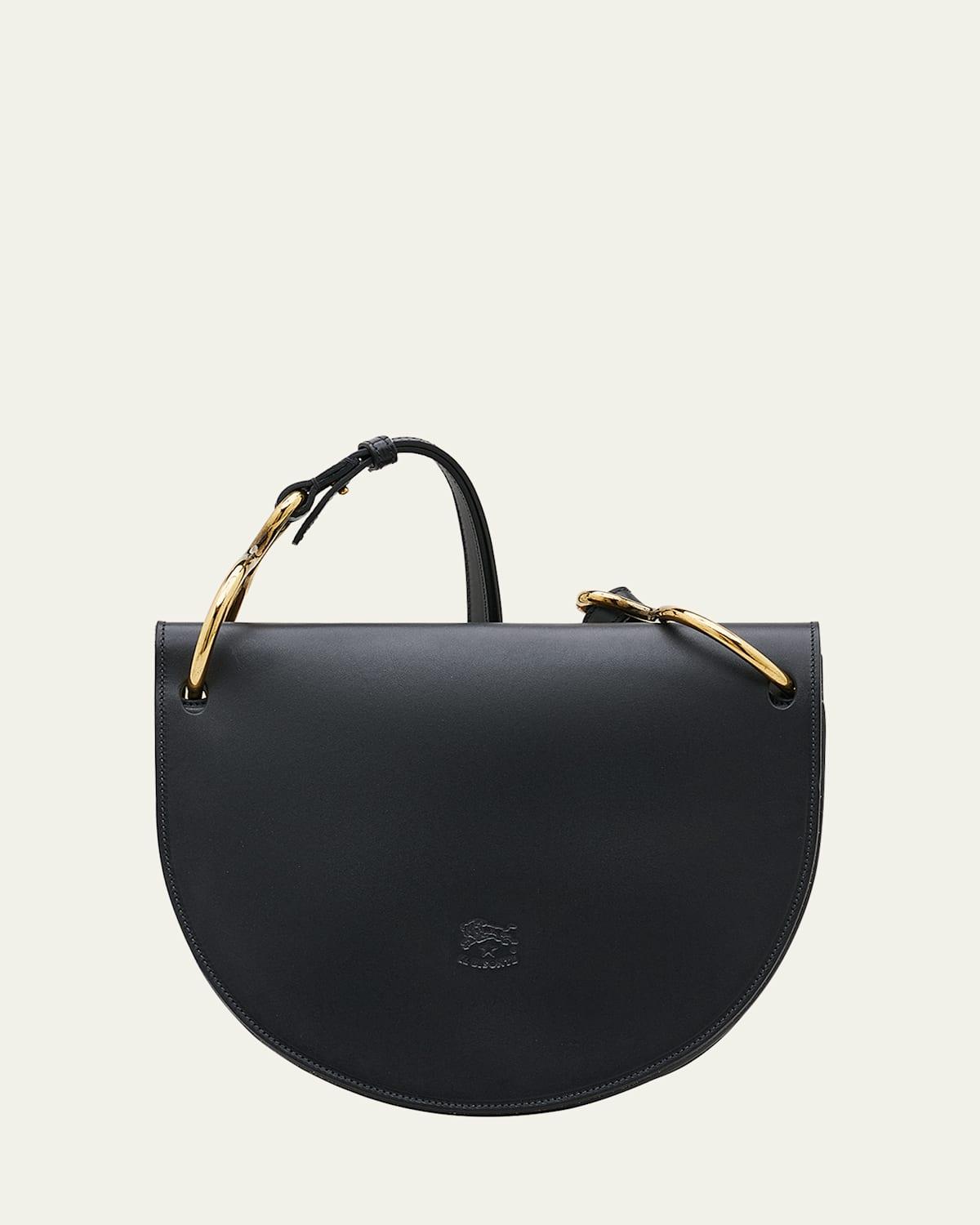 Consuelo Brushed Leather Flap Shoulder Bag Product Image