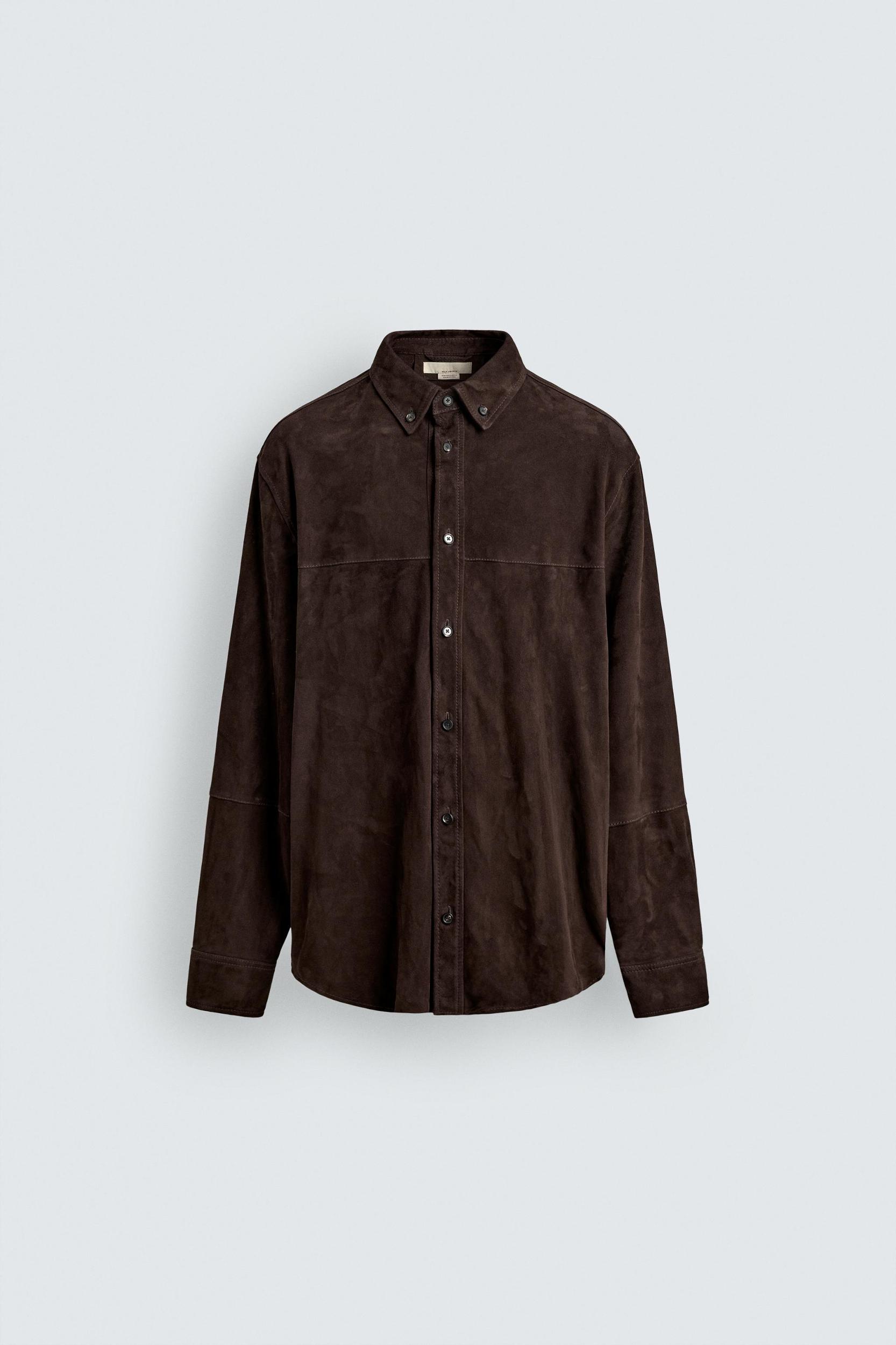 LIMITED EDITION SUEDE LEATHER SHIRT Product Image