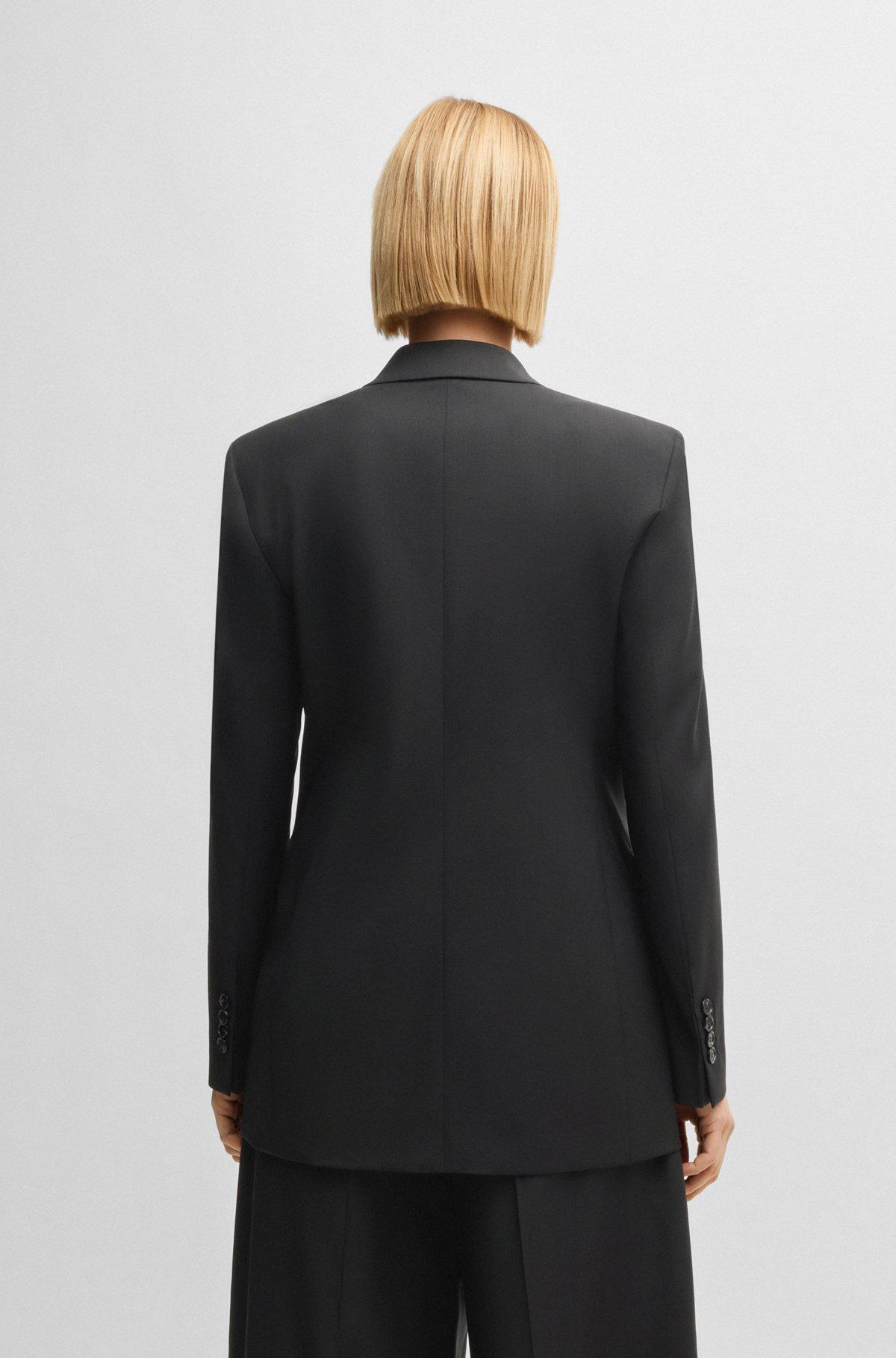 Regular-fit blazer in virgin wool Product Image