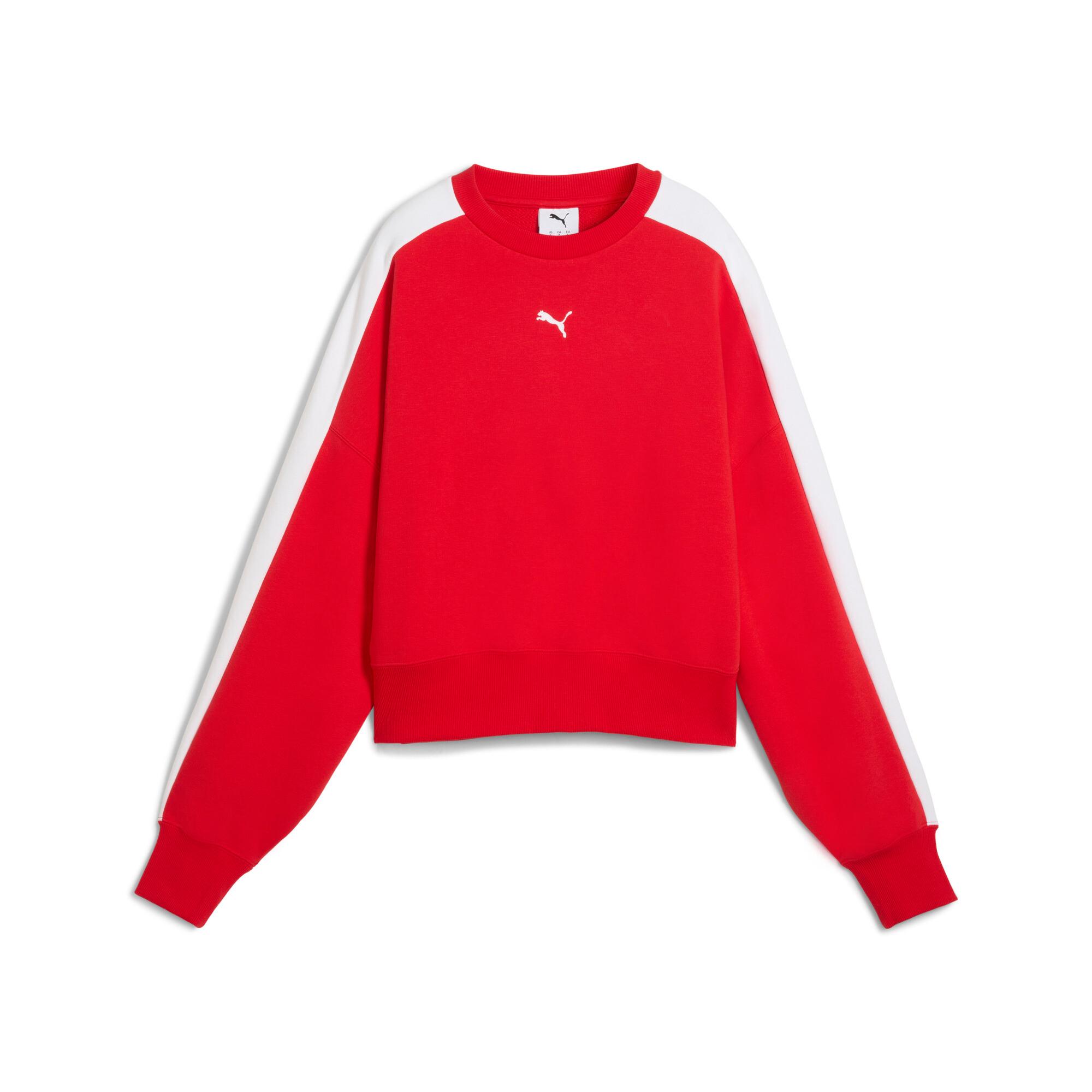 T7 Women's Oversized Crew Neck Sweatshirt Product Image