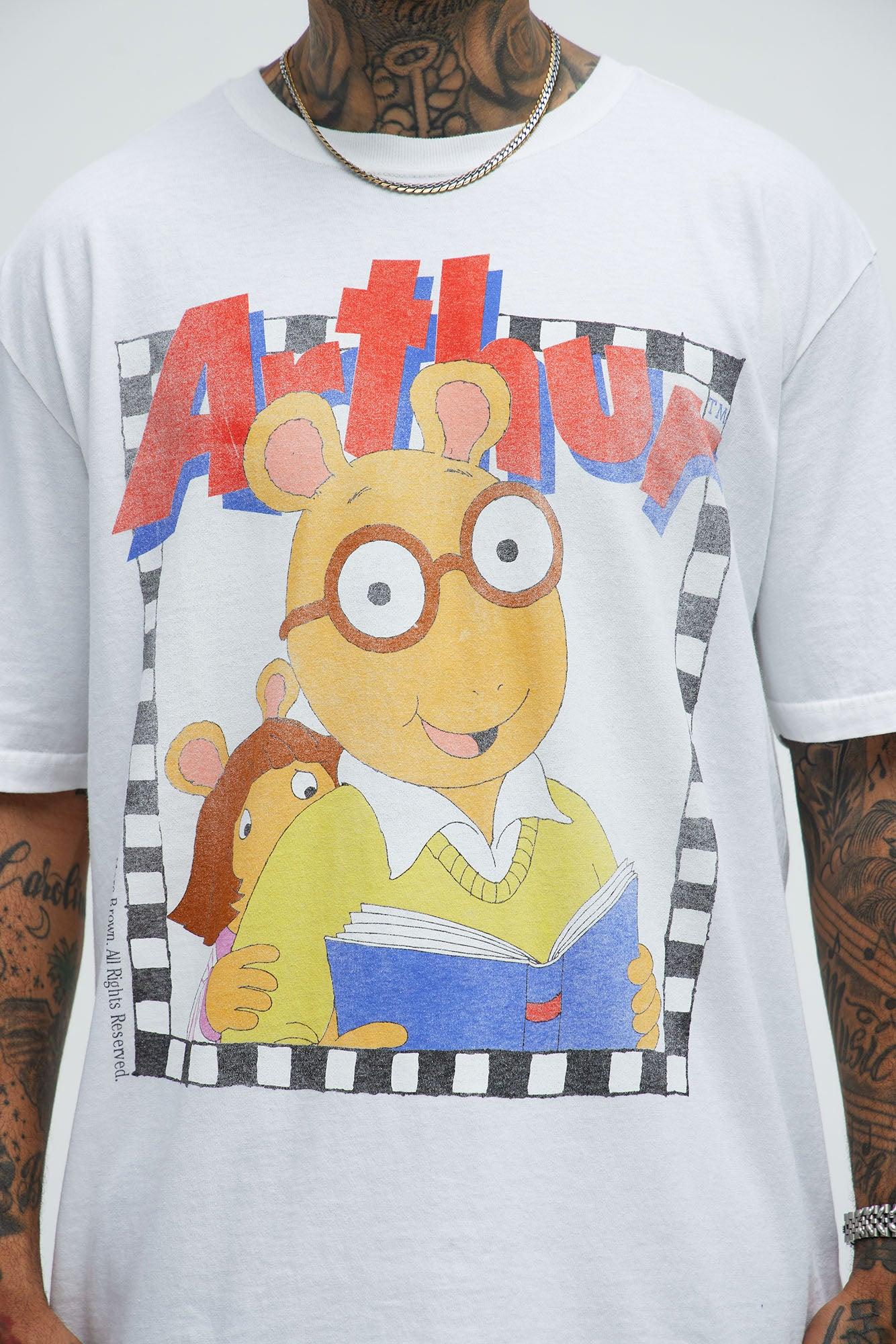 Arthur Oversized Short Sleeve Tee - White Product Image