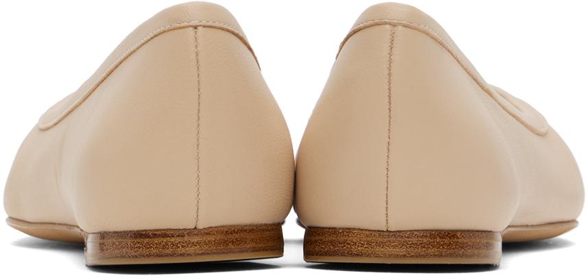 CHLOÉ Woman Ballet Flats Sand Size 9 Leather In Beige Product Image