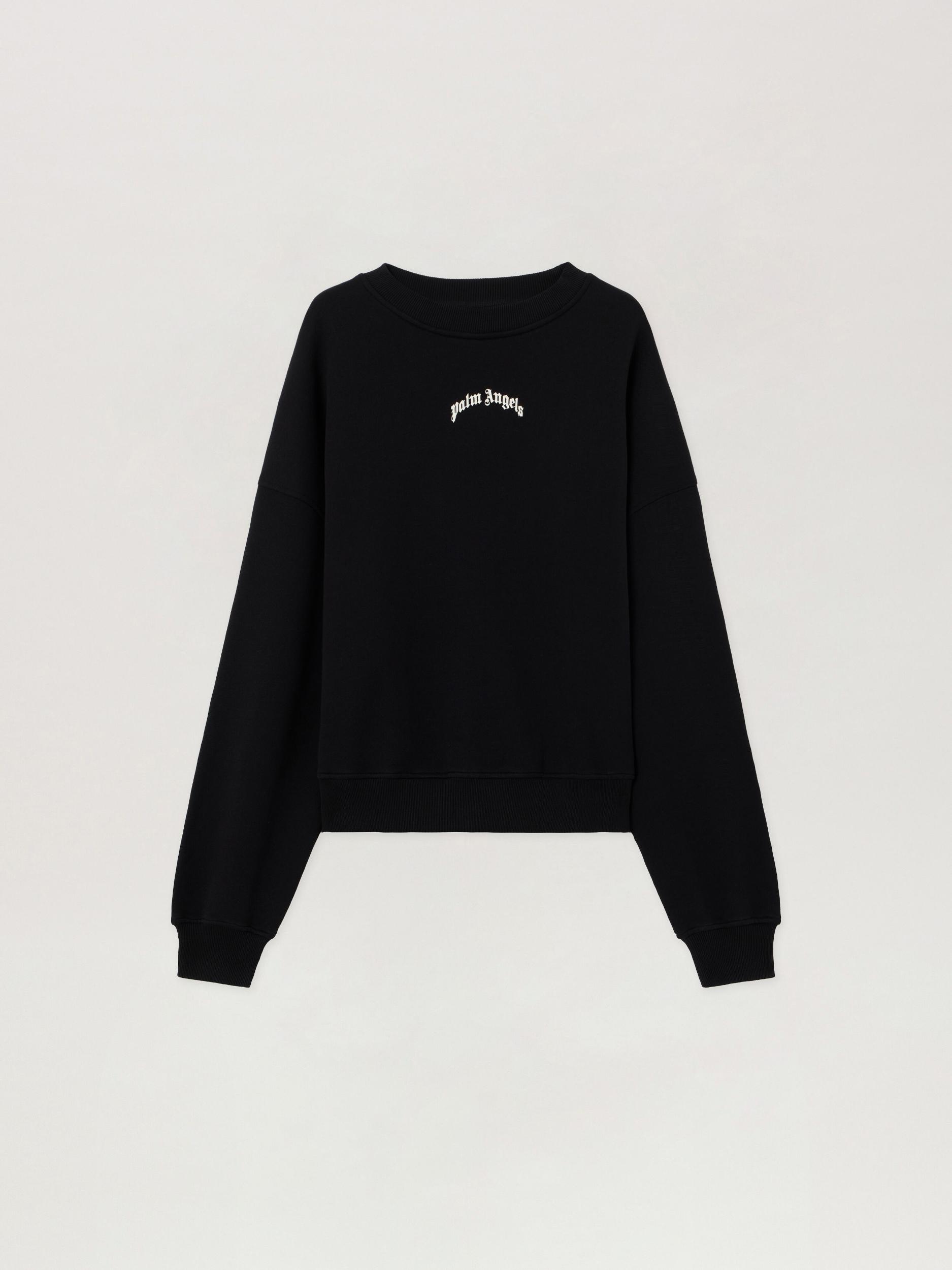 Back Curved Logo Loose Sweatshirt Product Image