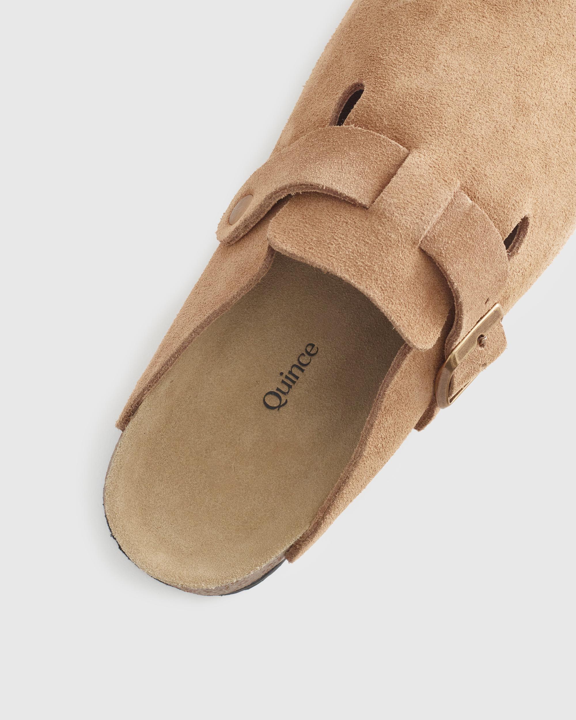 Quince | Women's Water Repellent Suede Clog Mule Leather Product Image