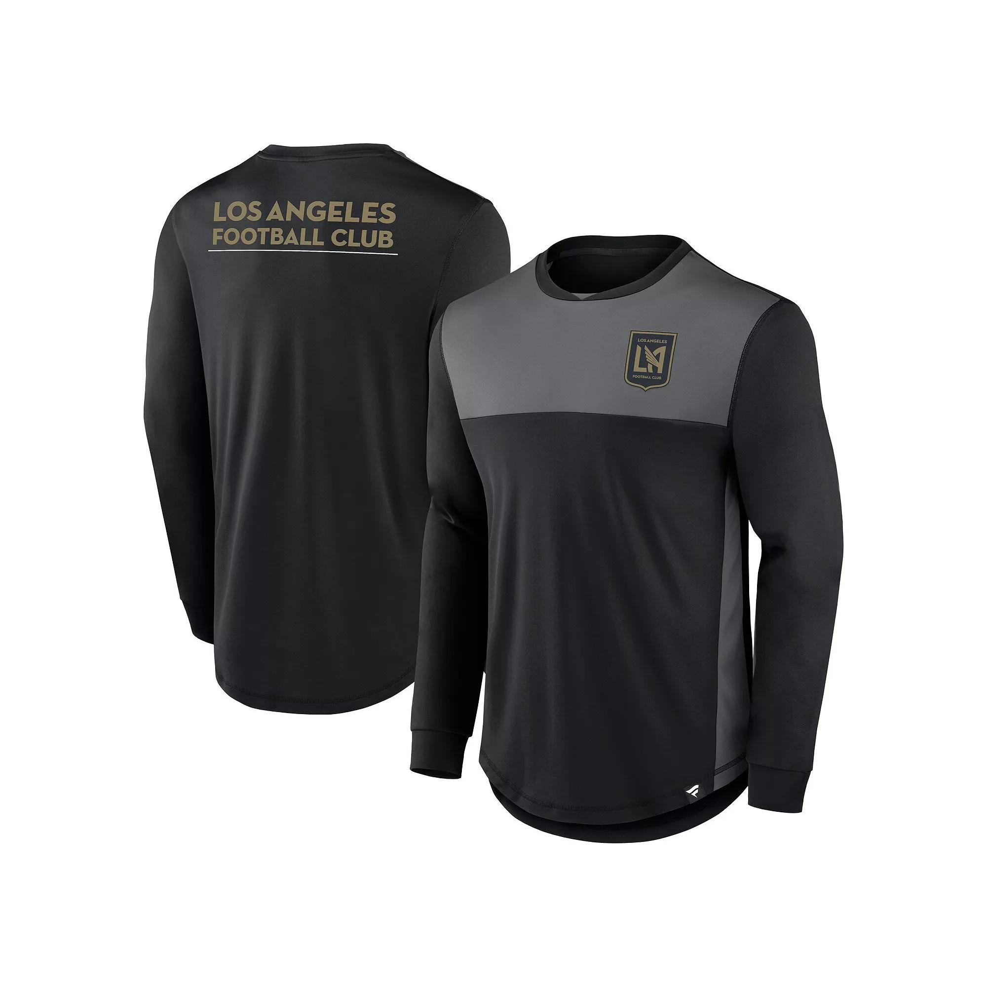 Men's Fanatics Branded Black LAFC Mid Goal Long Sleeve T-Shirt, Size: 3XL, Lfc Black Product Image