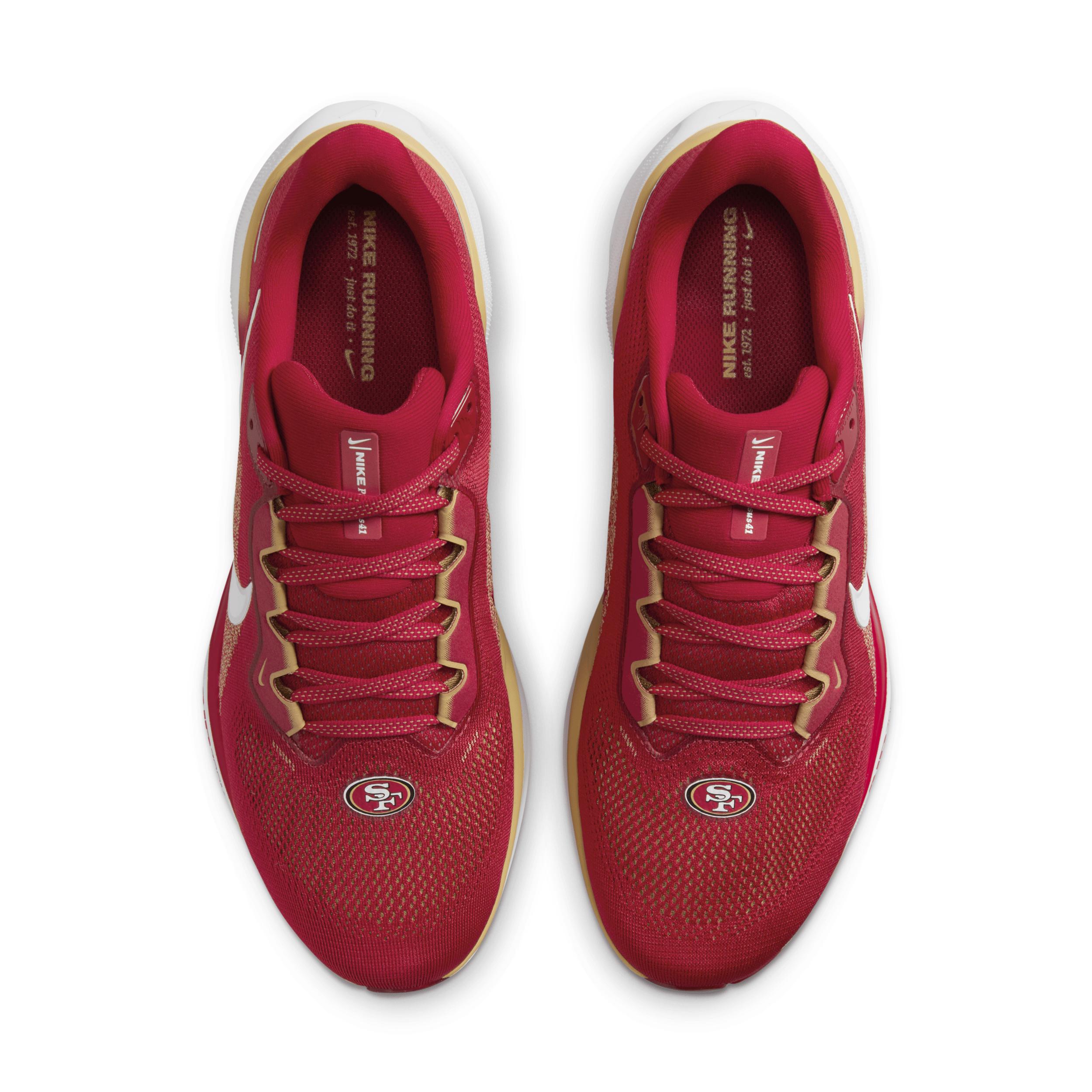 Nike Men's Pegasus 41 NFL San Francisco 4ers Road Running Shoes Product Image