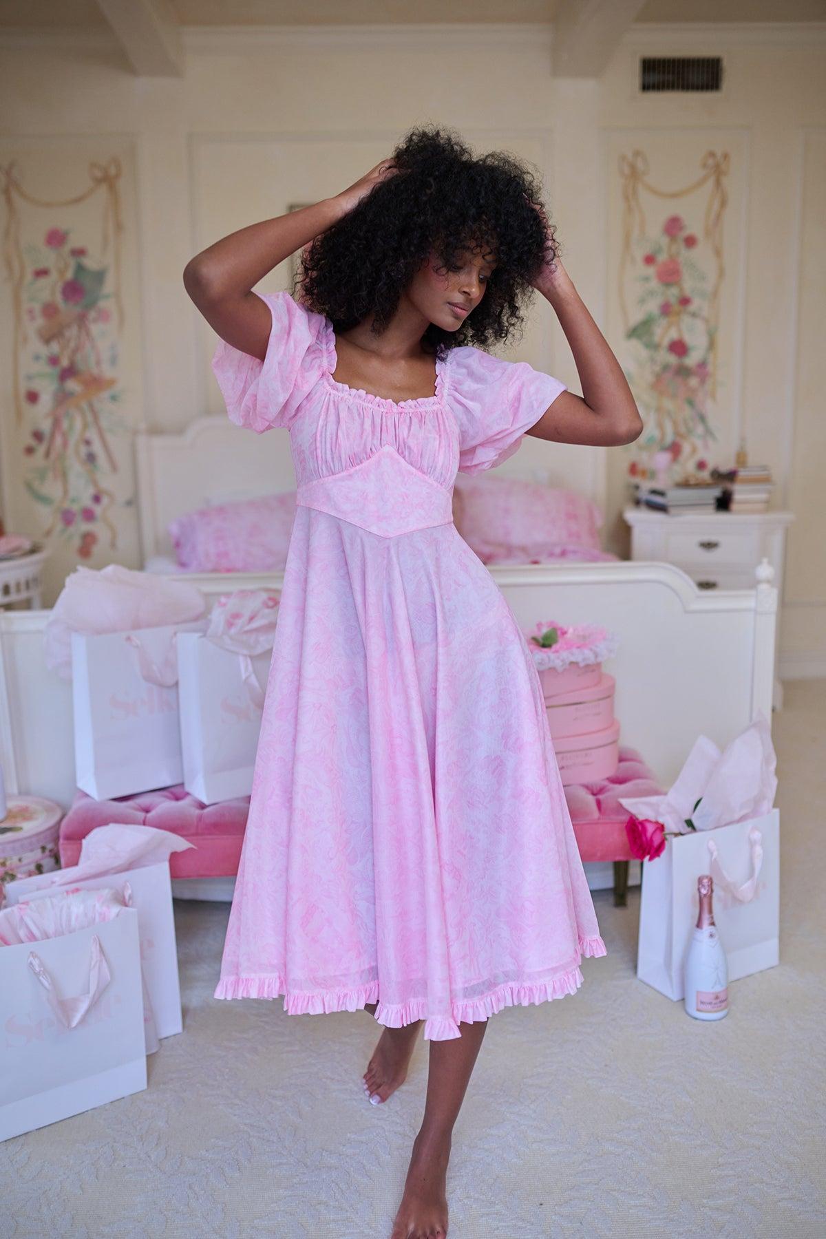 The Pink Porcelain Midi Nightie Product Image