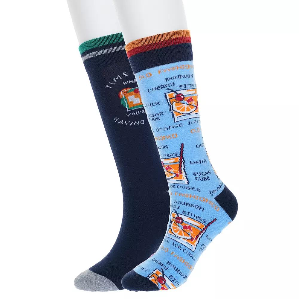 Men's Twisted Toes 2-Pack Novelty Socks, Mixers Product Image