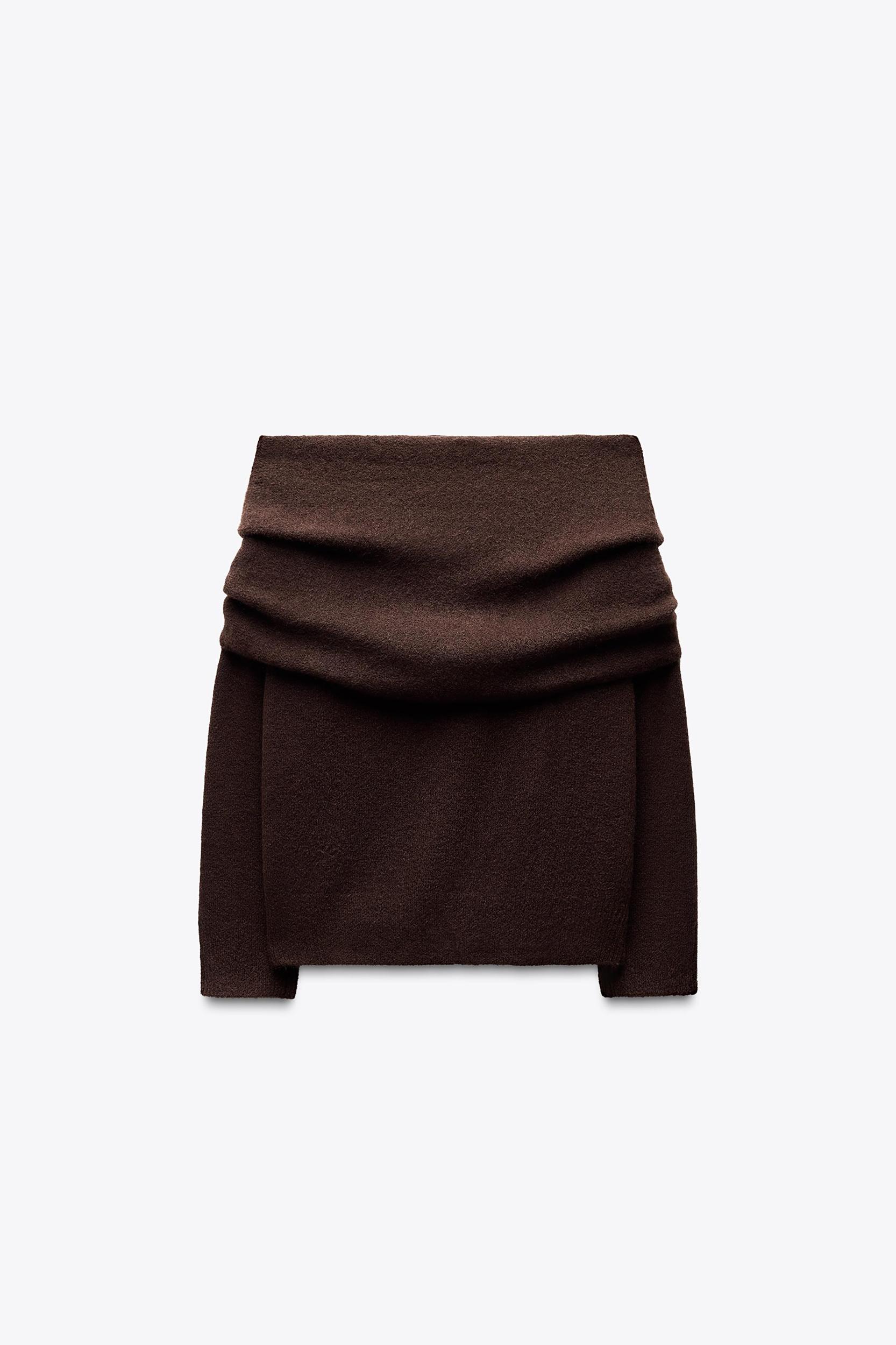 OFF THE SHOULDER KNIT SWEATER Product Image