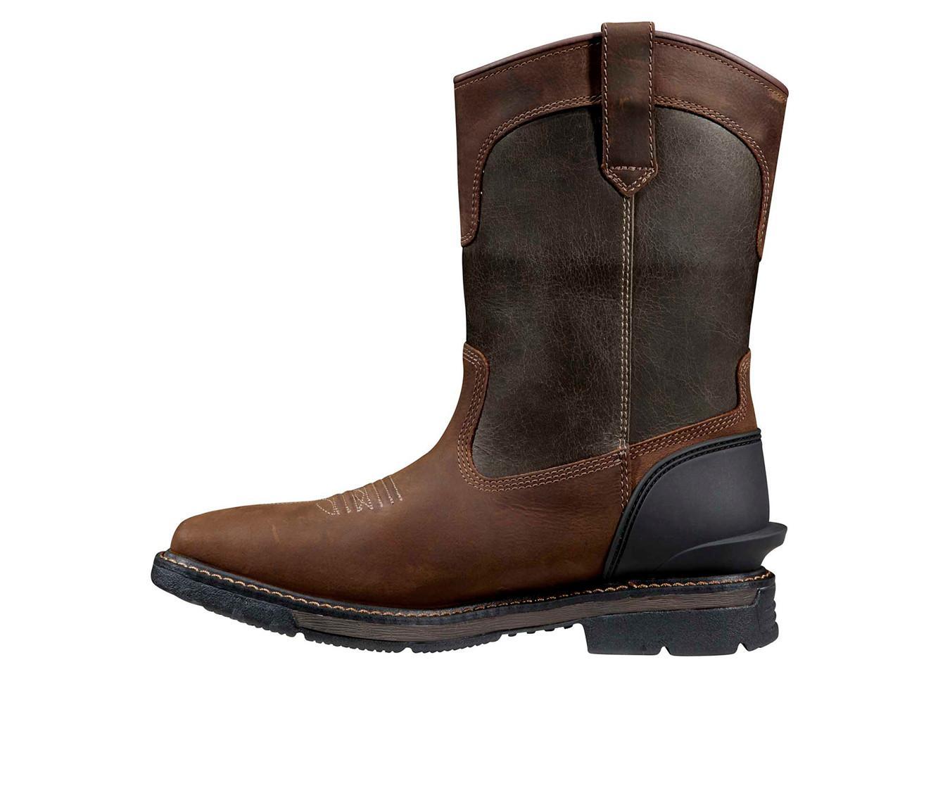 Men's Carhartt Montana Water Resistant 11" Steel Toe Wellington Work Boots Product Image