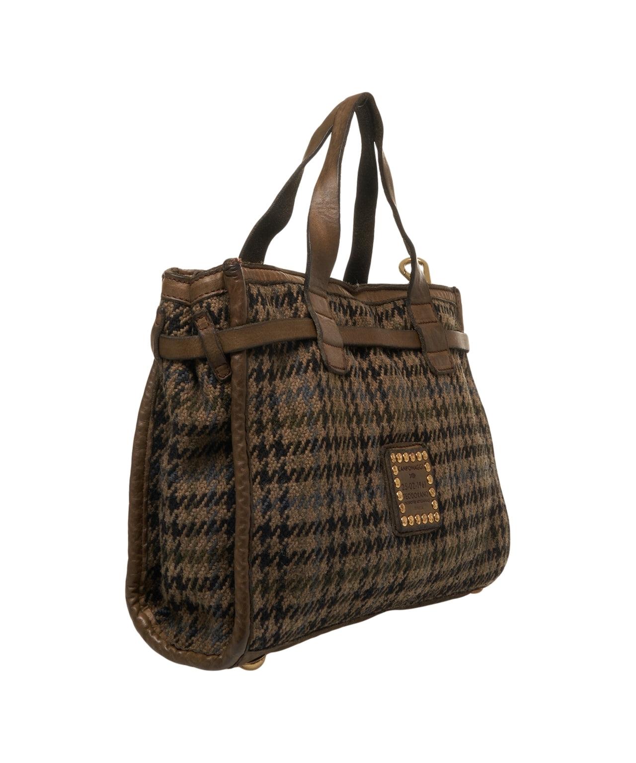 Shopper with houndùstooth pattern Product Image