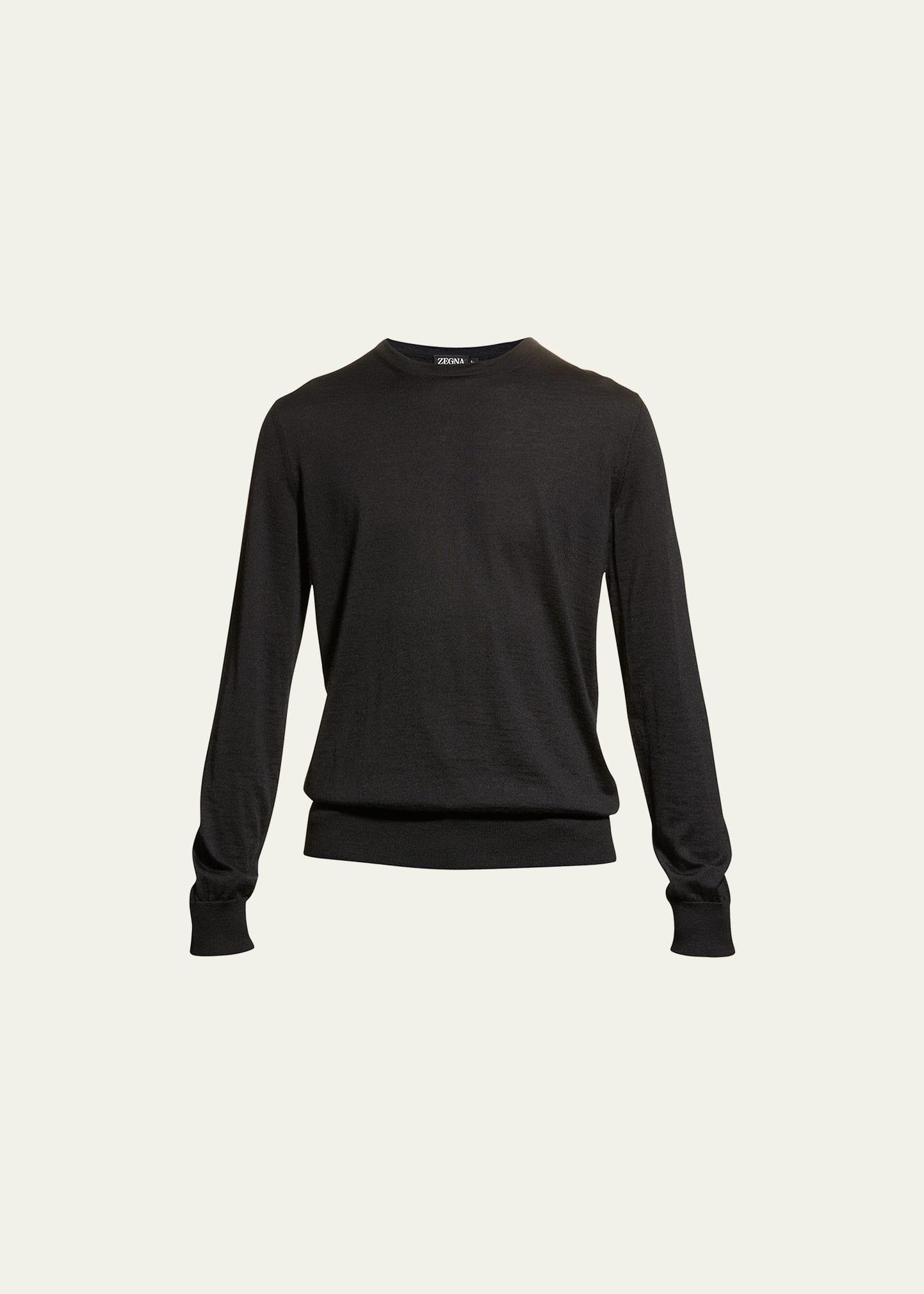 ZEGNA Men's Cashseta Cashmere & Silk Sweater Product Image