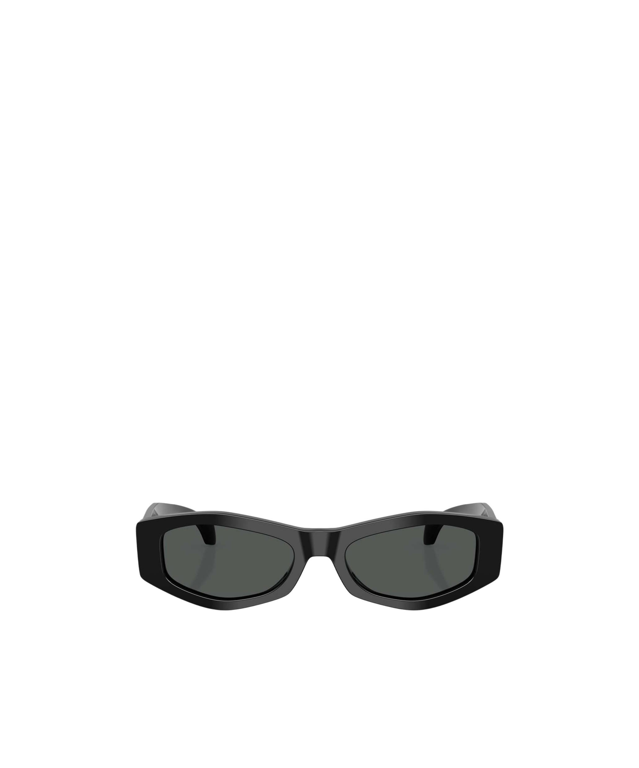 VERSACE Ve4487 Oval Logo-print Sunglasses In Black Product Image