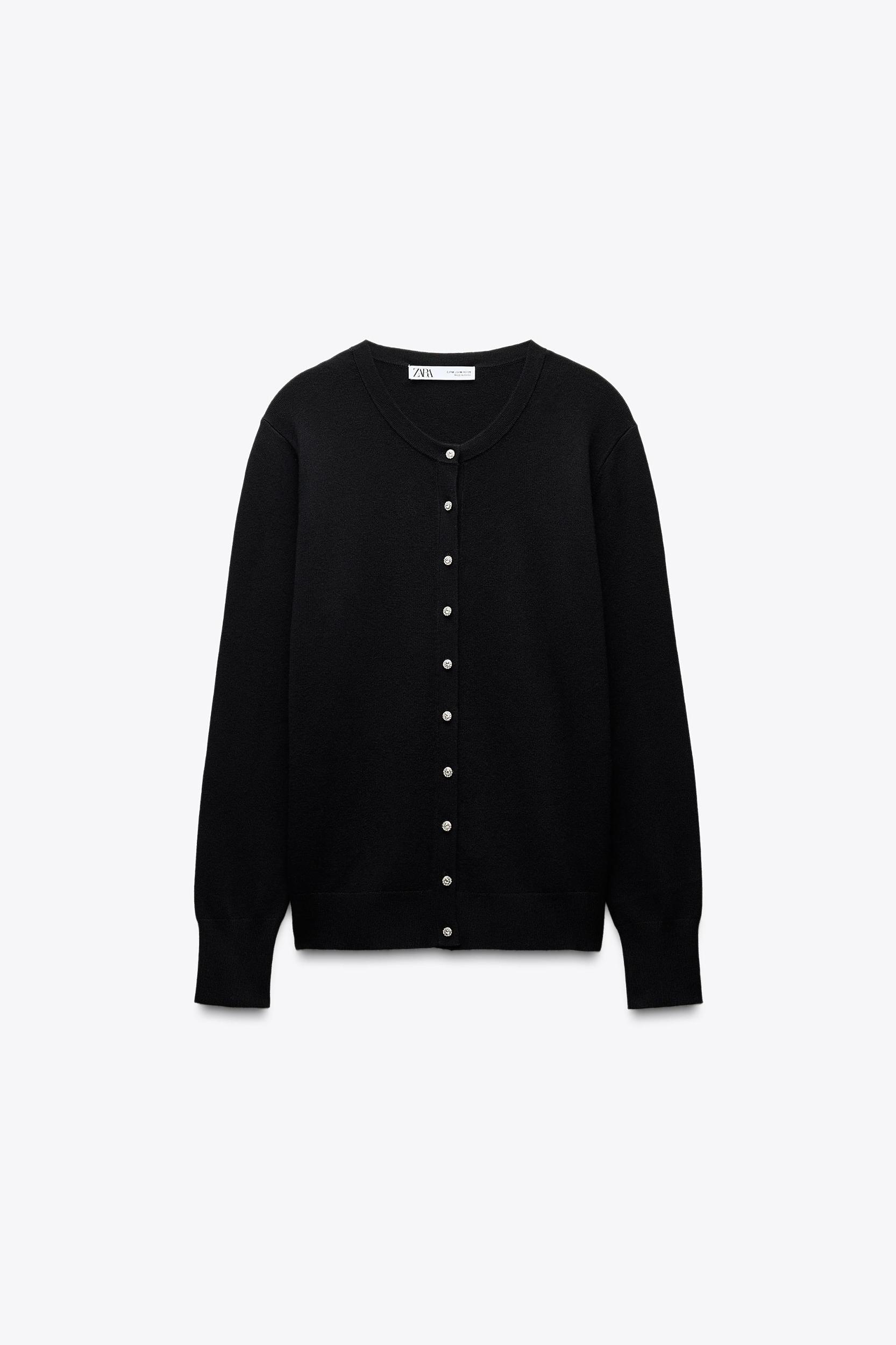 JEWEL BUTTON KNIT CARDIGAN Product Image