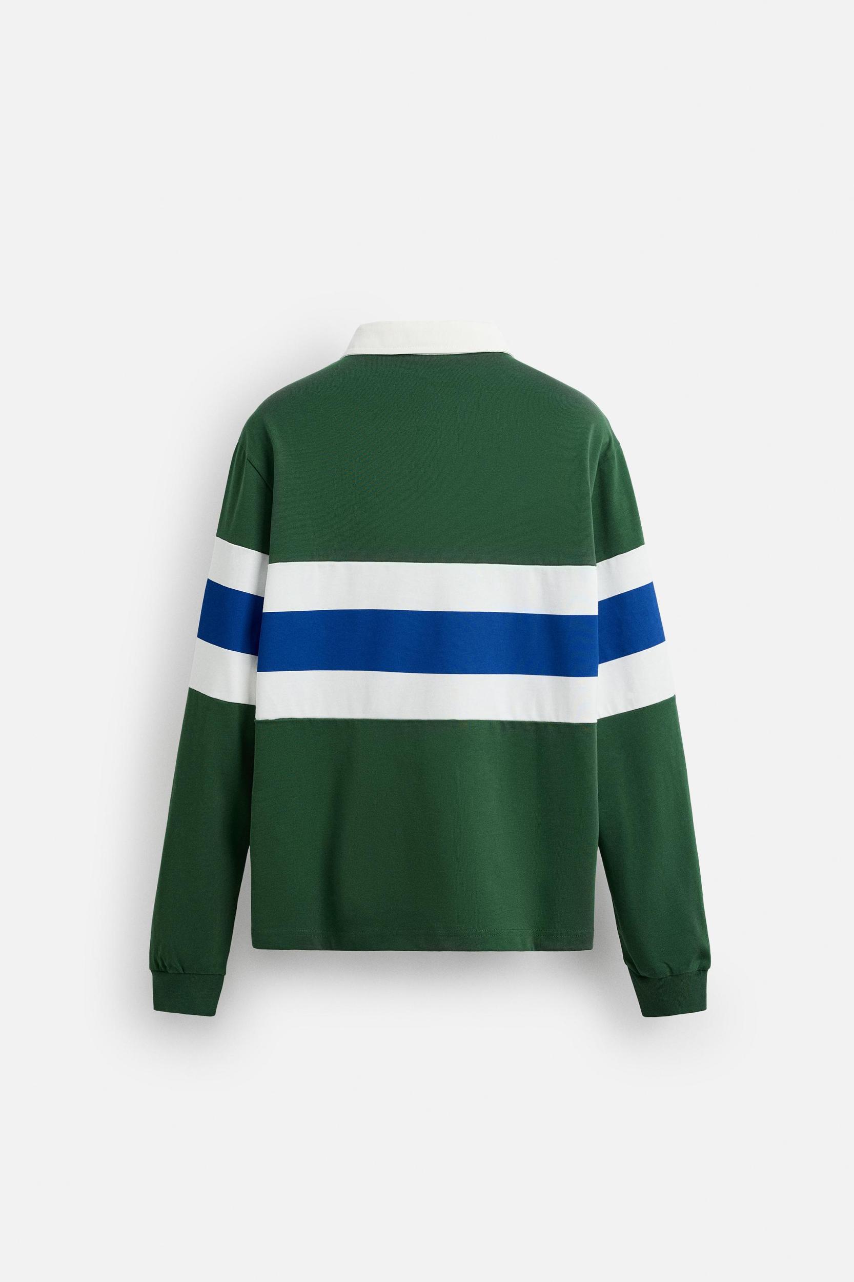 STRIPED JACQUARD POLO Product Image