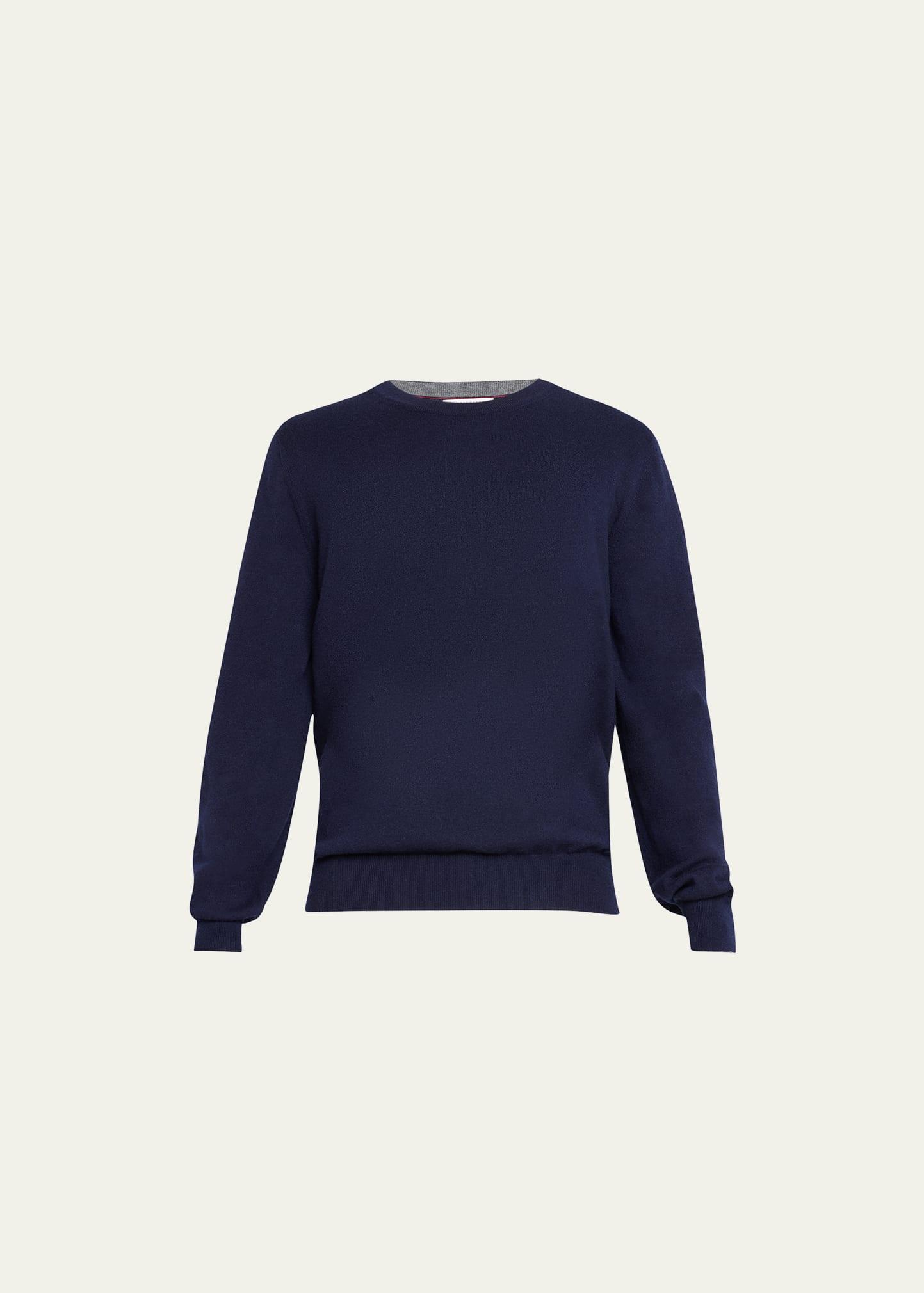 Mens Cashmere Crewneck Sweater Product Image