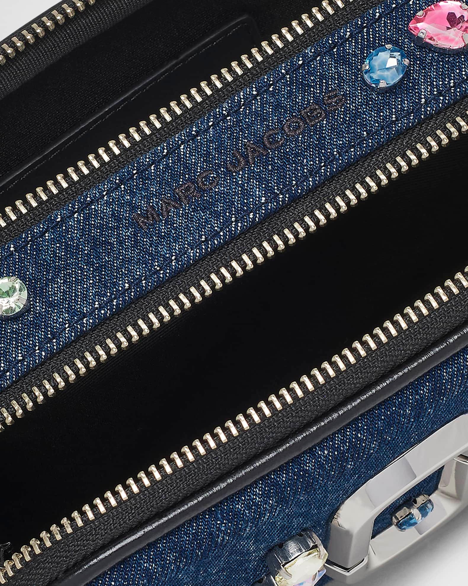 The Snapshot Embellished Denim Crossbody Bag Product Image