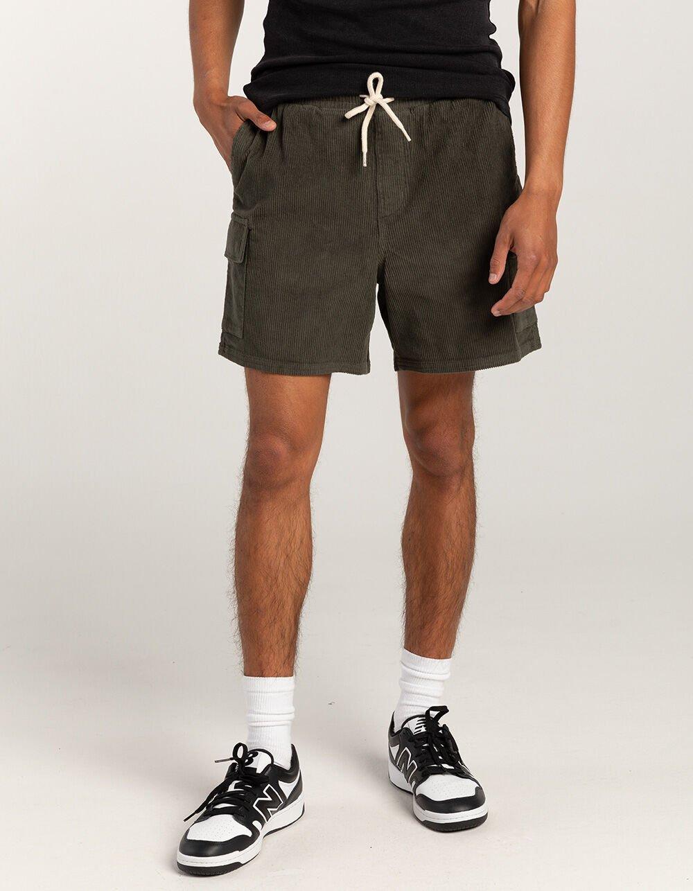 RSQ Mens Cord Cargo Pull On Shorts - SURPLUS Product Image