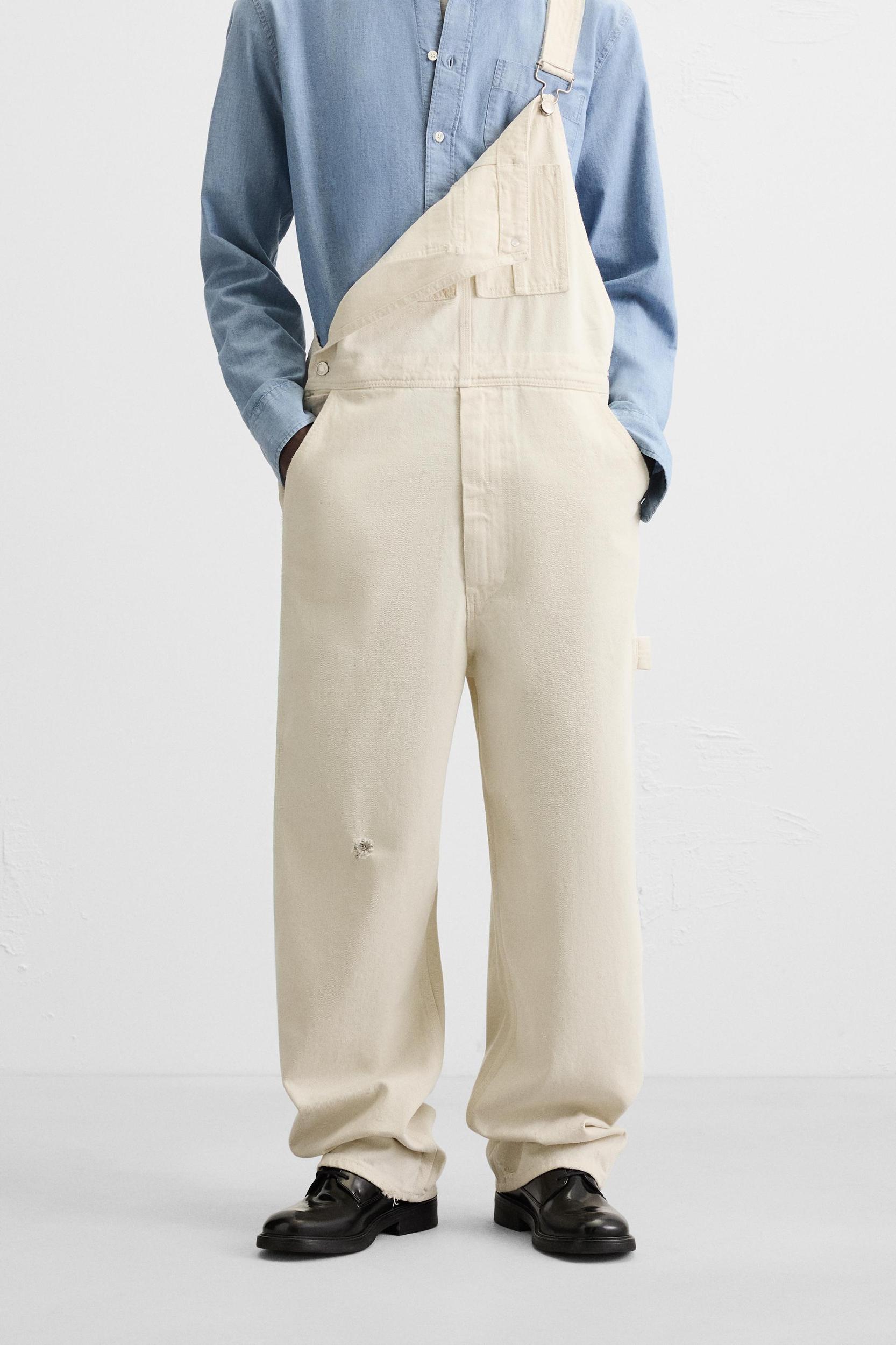CARPENTER POCKET DENIM OVERALLS Product Image