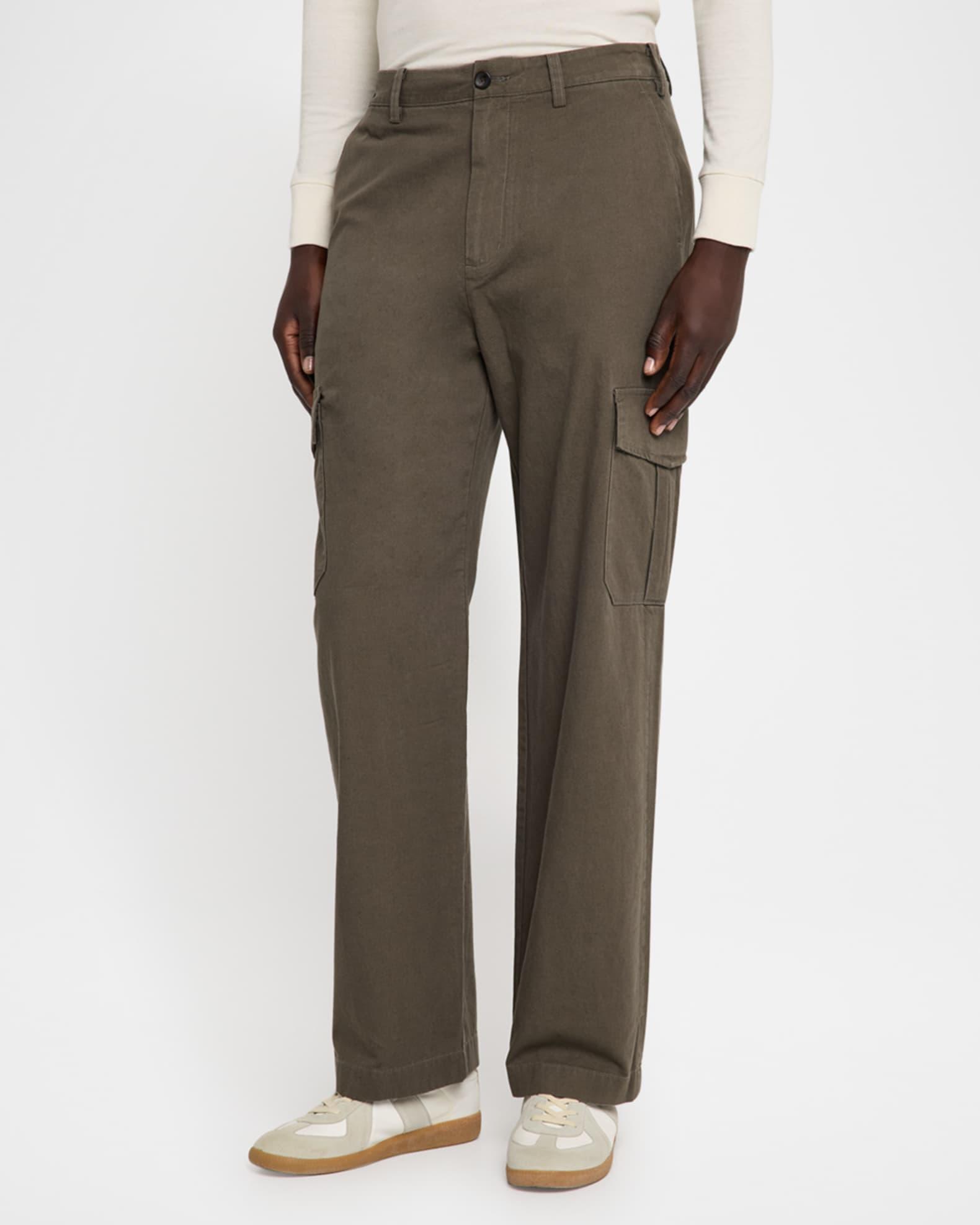 Men's Cotton-Linen Cargo Pants Product Image