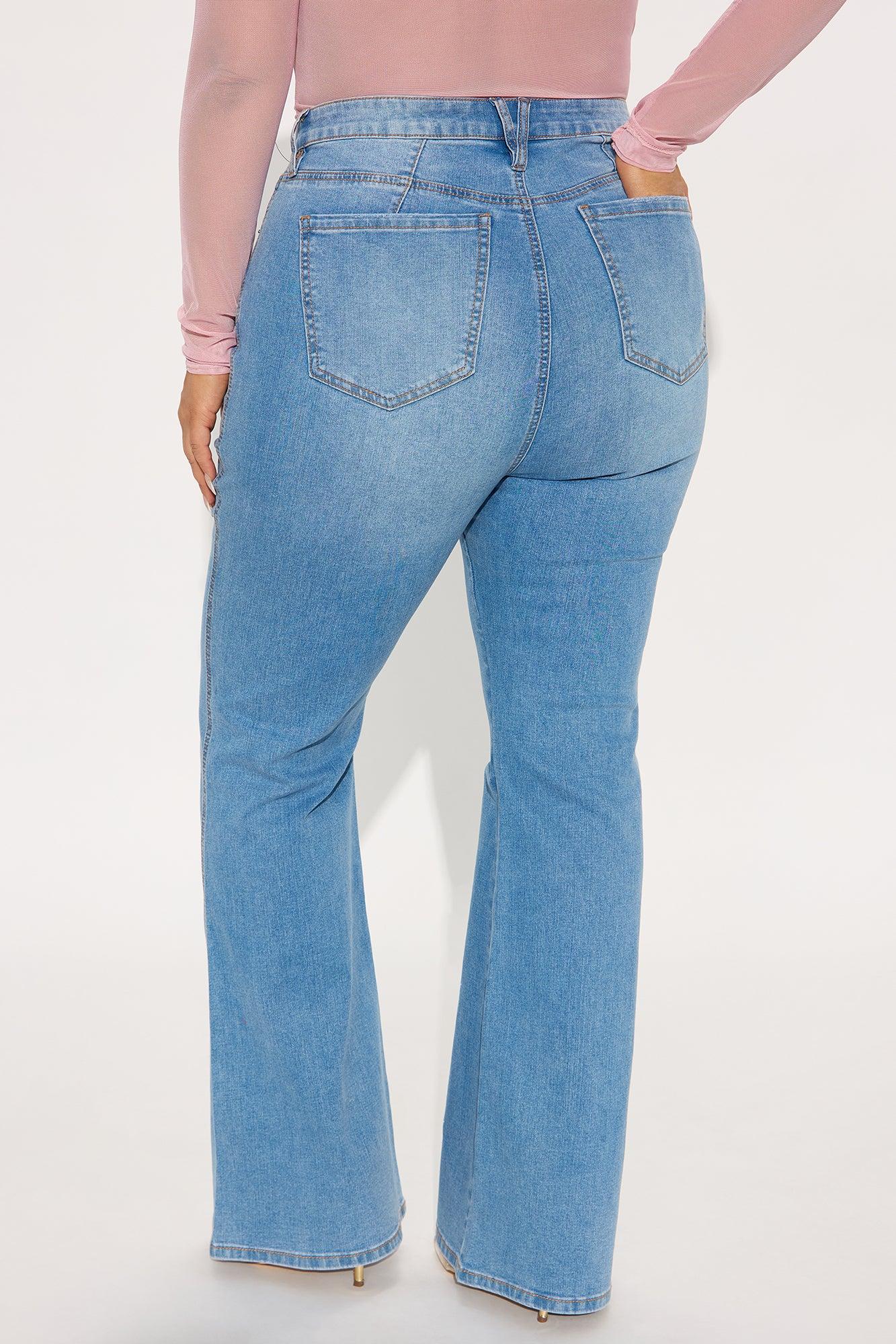 Beatrice Mid Rise Flare Jeans - Medium Wash Female Product Image