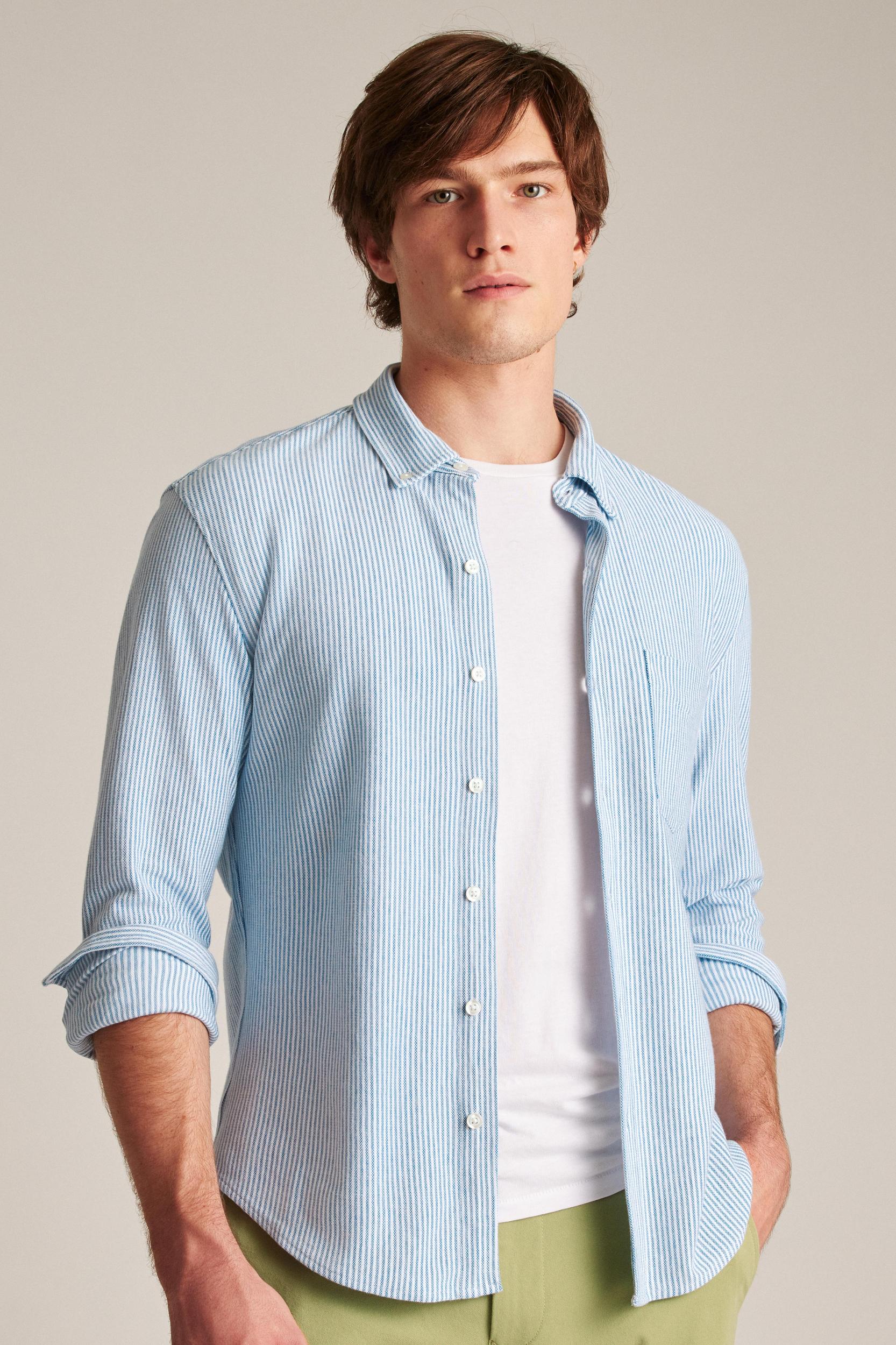 Knit Oxford Shirt Product Image