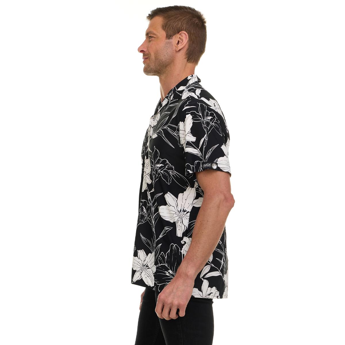 Canada Weather Gear Men's ICE Button-Up Camp Collar Shirt Product Image