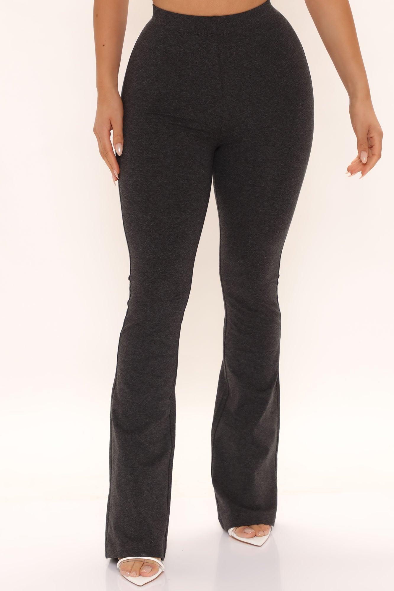Adriana Flare Pant - Charcoal Product Image