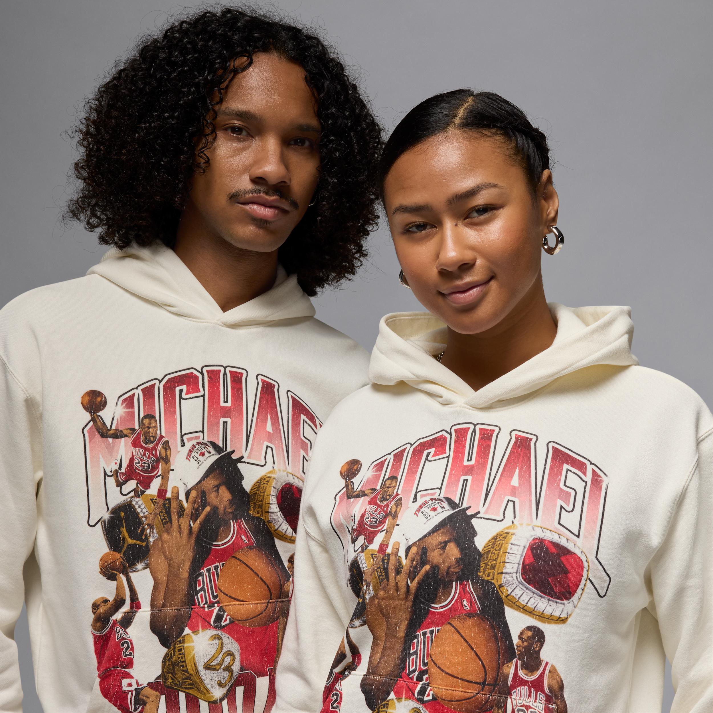 Men's Jordan Flight Fleece Graphic Pullover Hoodie Product Image