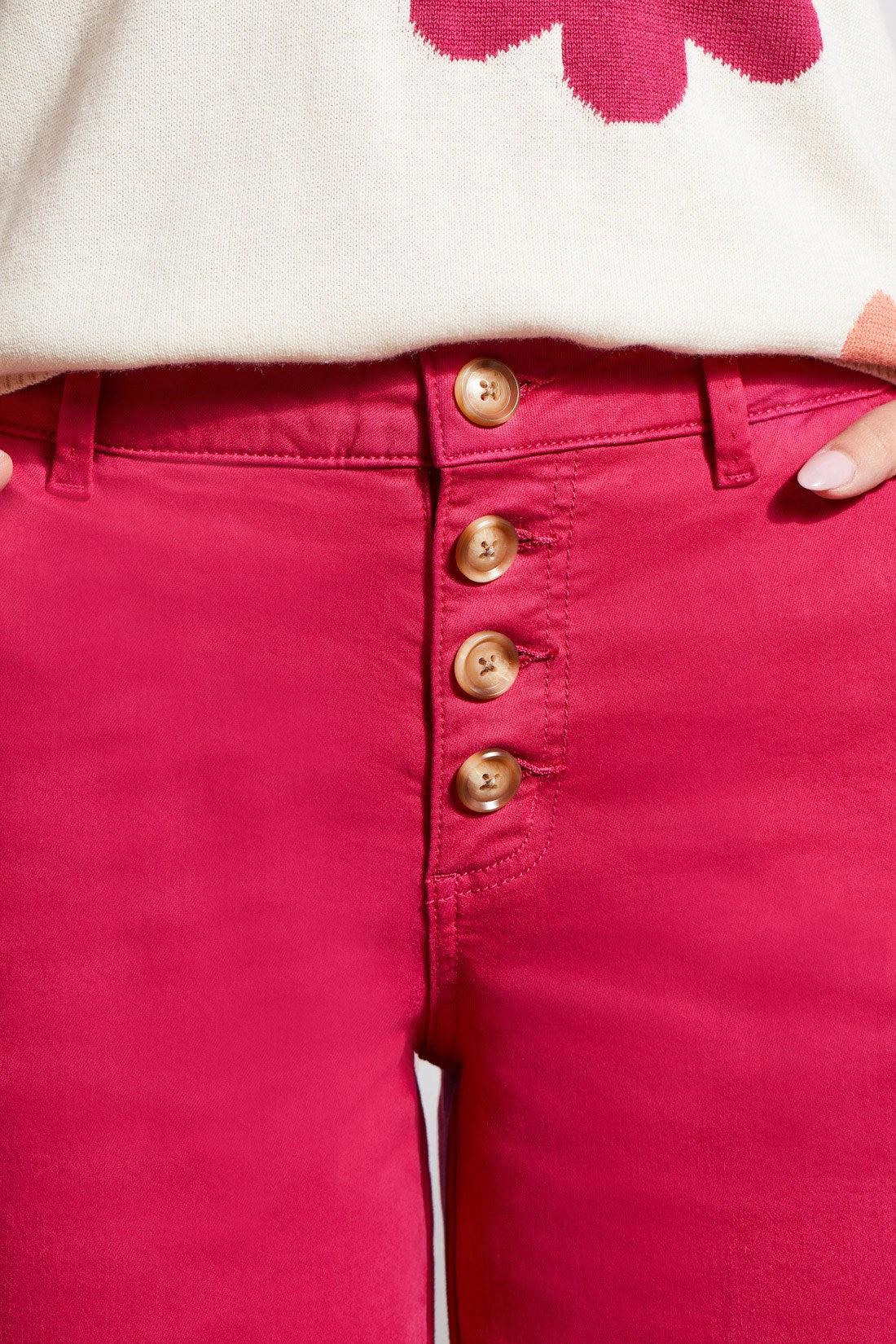 Audrey Button Fly Wide Leg Jean- Daiquiri Product Image