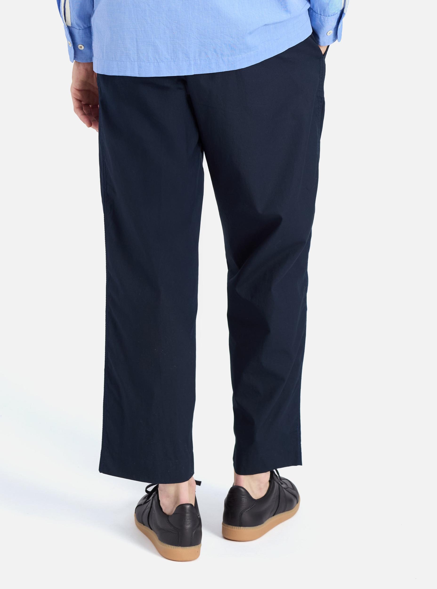 Universal Works Oxford Pant in Navy Broadcloth Product Image