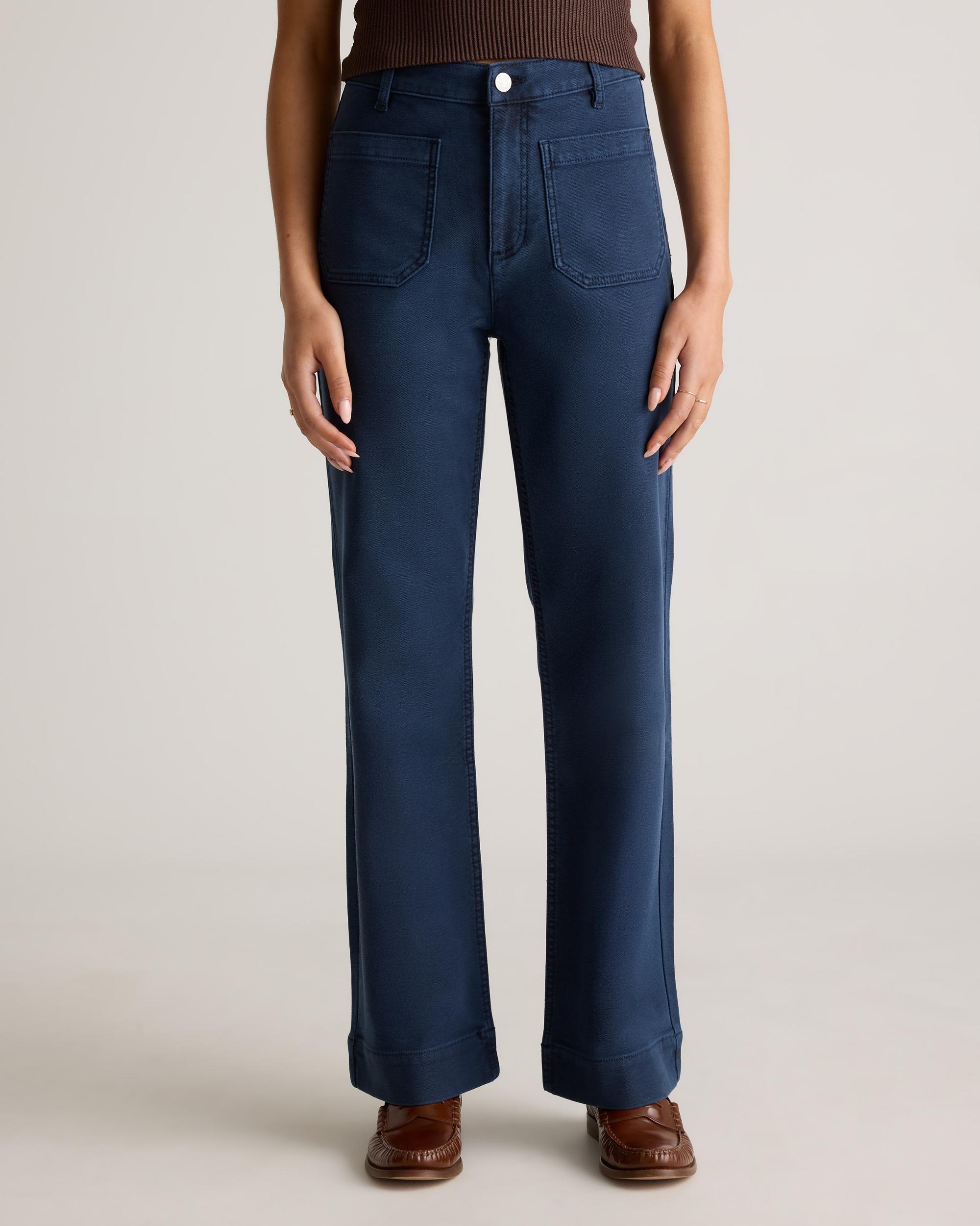 Quince | Women's French Terry Wide Leg Pants Cotton Product Image