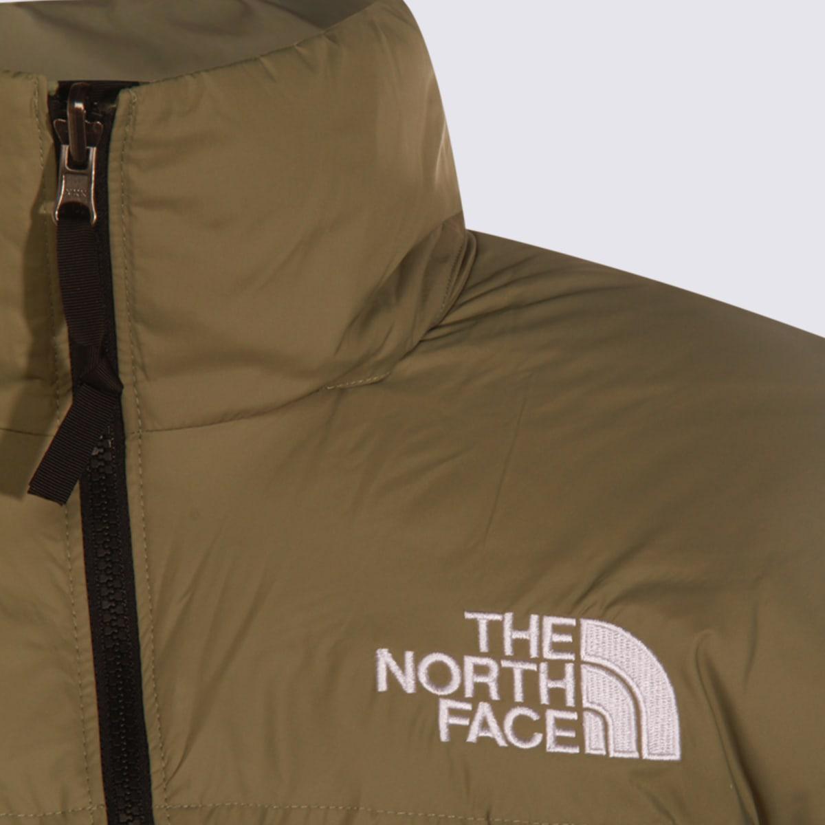 THE NORTH FACE Retro Nuptse 1996 Bark Mist Down Jacket In Green Product Image