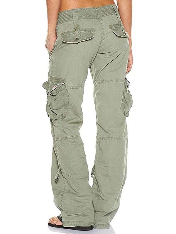 Low Waist Baggy Parachute Cargo Pants Product Image