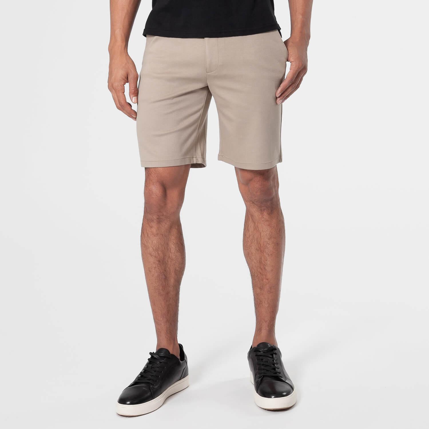 9" Neutral Comfort Knit Chino Shorts 3-Pack Product Image