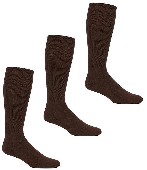 Roundtree & Yorke Big & Tall Crew Socks 3-Pack Product Image