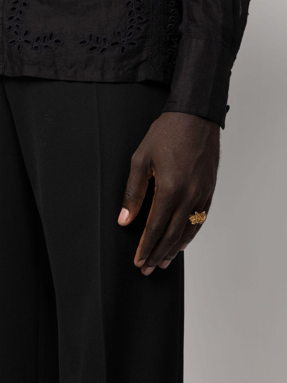 wild rose polished-finish ring Product Image