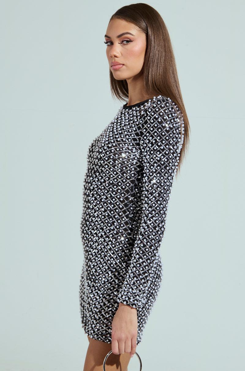 A HAMPTONS HOLIDAY PEARL MINI DRESS Product Image