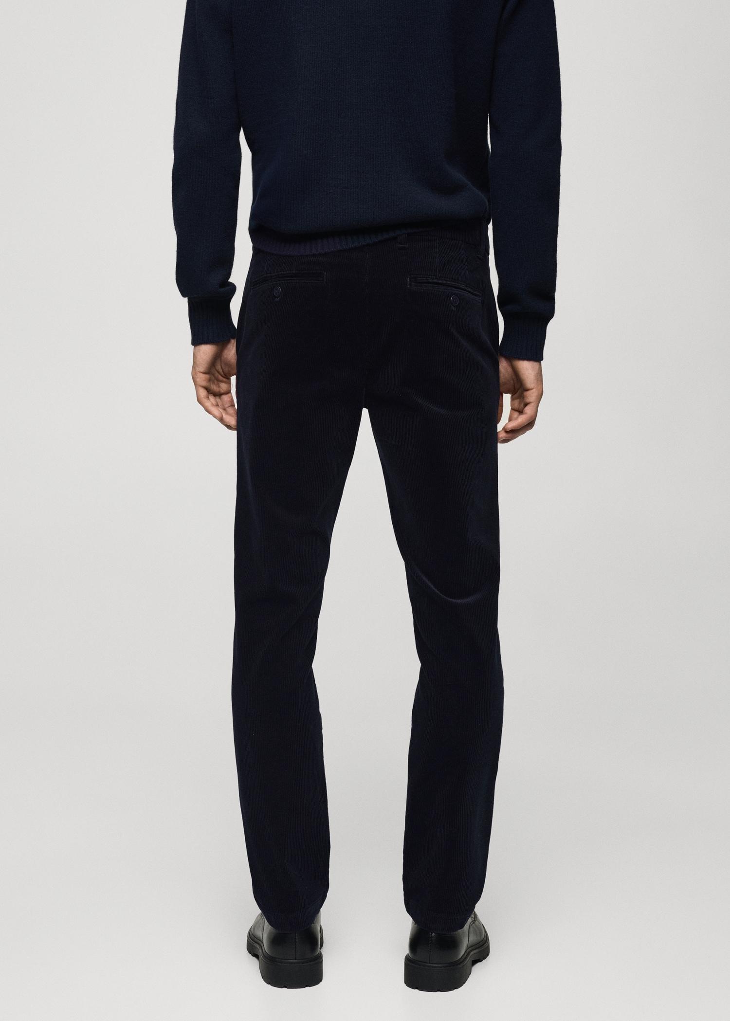 Corduroy slim-fit pants - Men | MANGO USA Product Image