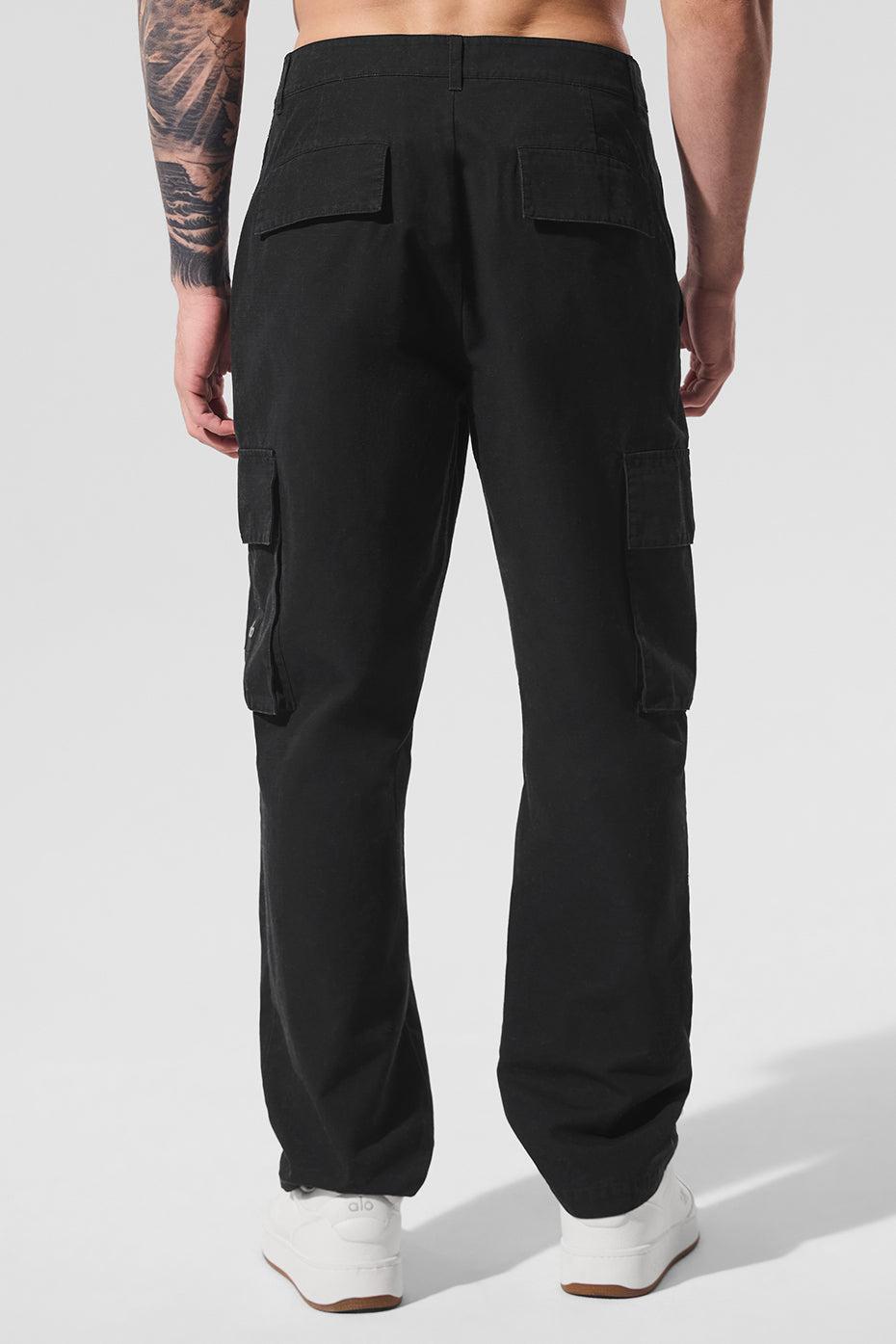 Cargo Ripstop Trouser - Black Product Image