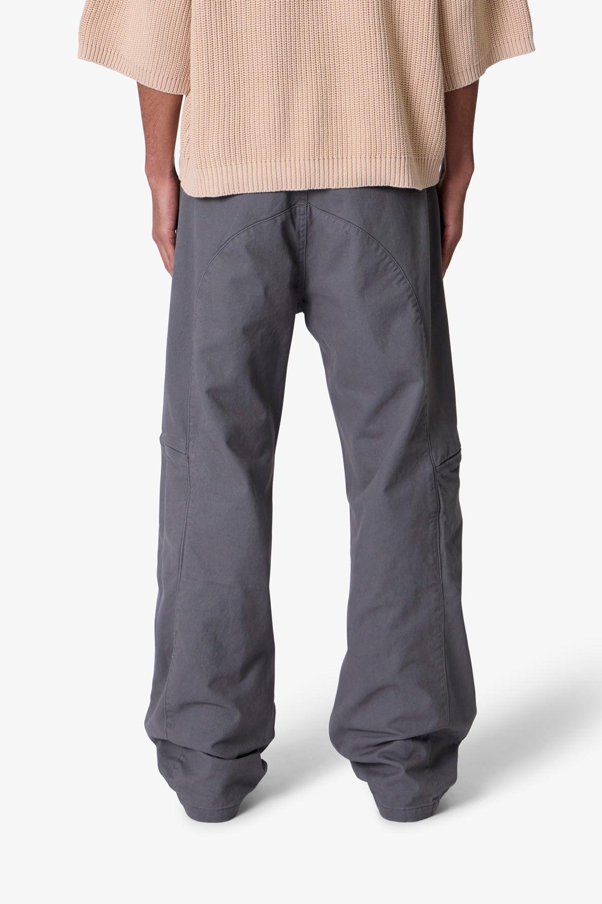 Secret Zipper Cargo Pants - Grey Product Image