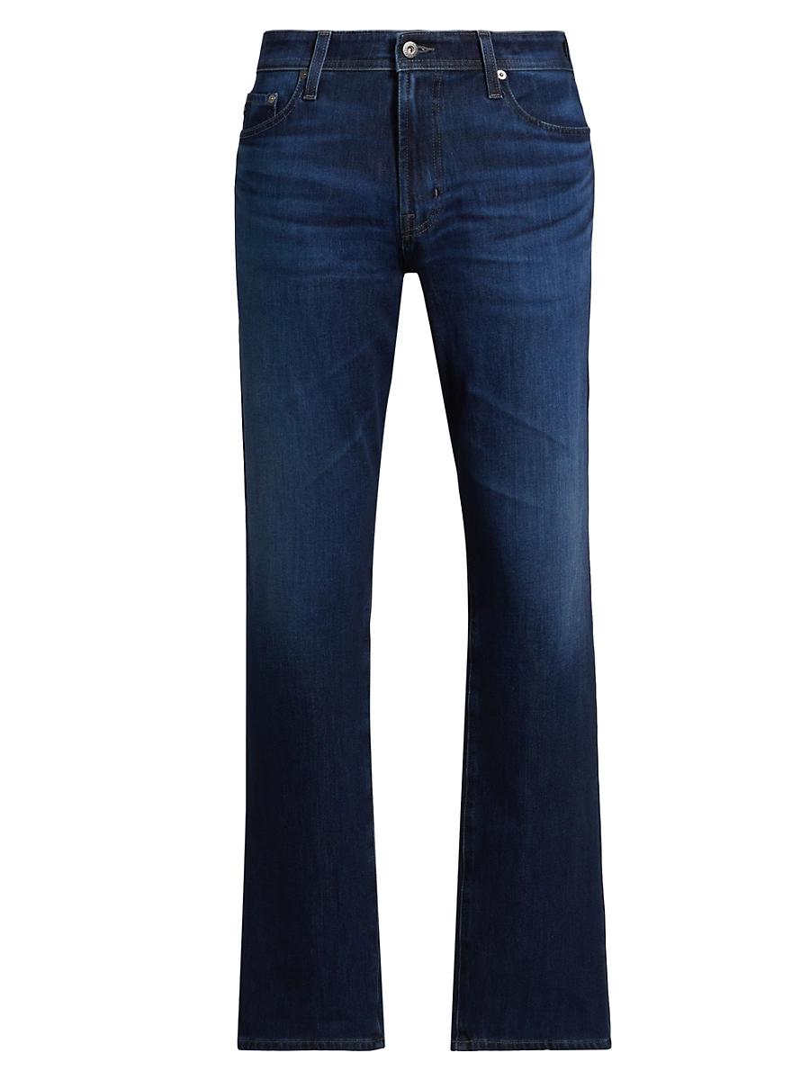 Mens Graduate Mid-Rise Straight-Leg Jeans Product Image