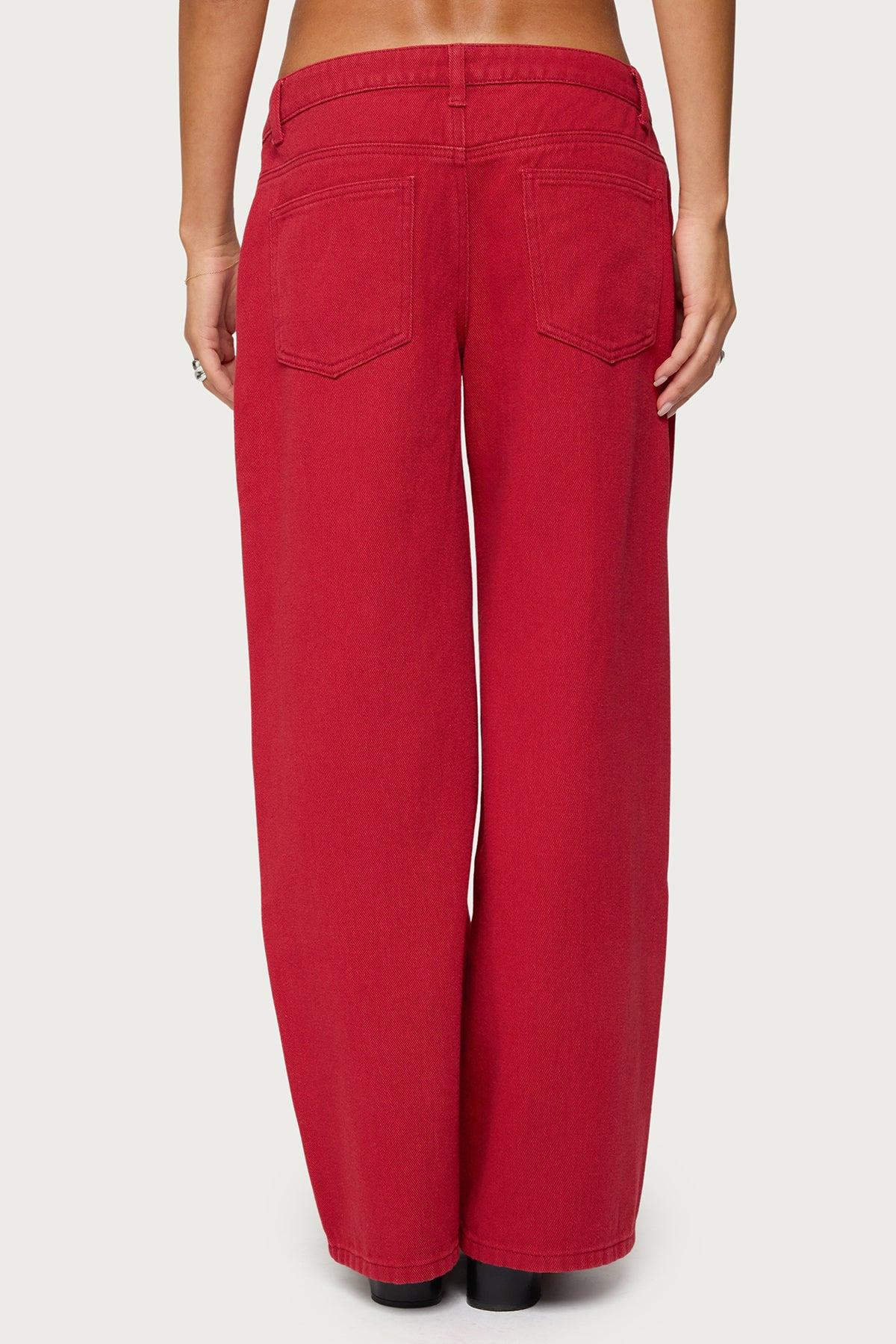 Petite Roman Low Rise Baggy Jeans Product Image