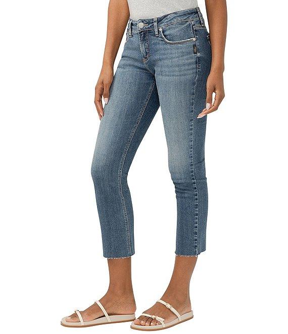 Silver Jeans Co. Elyse Ankle Skinny Straight Denim Jeans Product Image