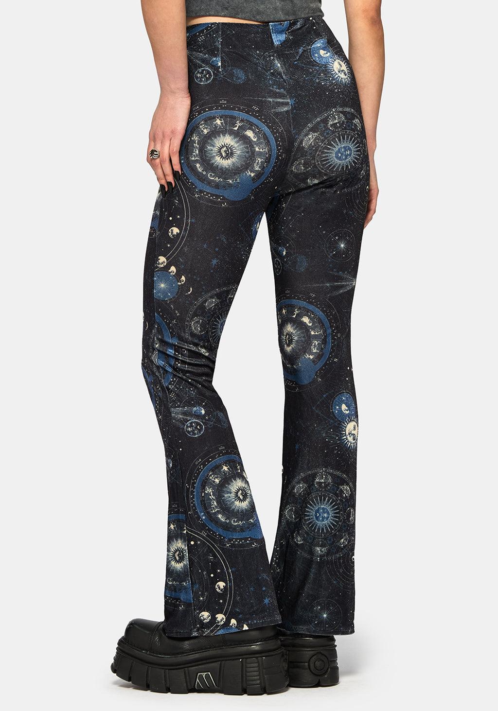 Elise Celestial Velour Split Hem Flare Product Image