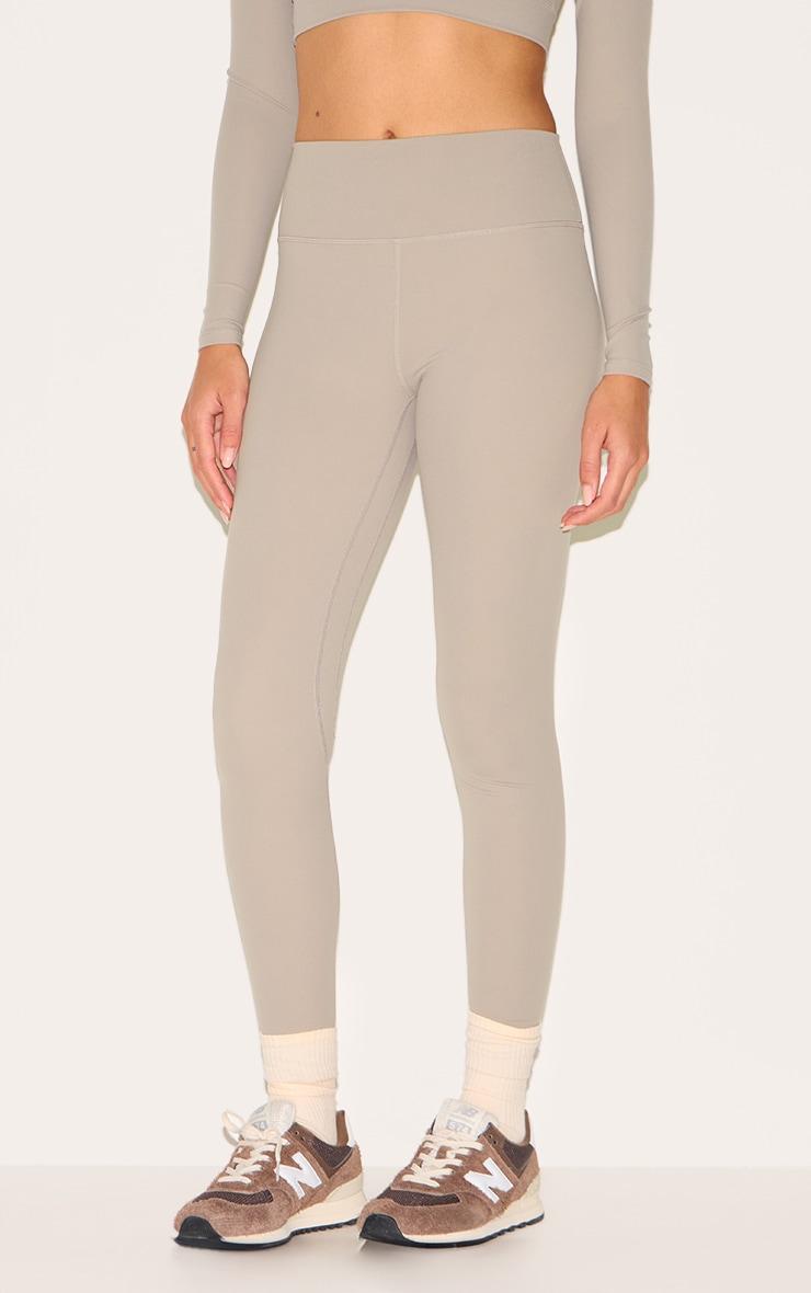 Taupe Sculpt High Waist Gym Legging Product Image