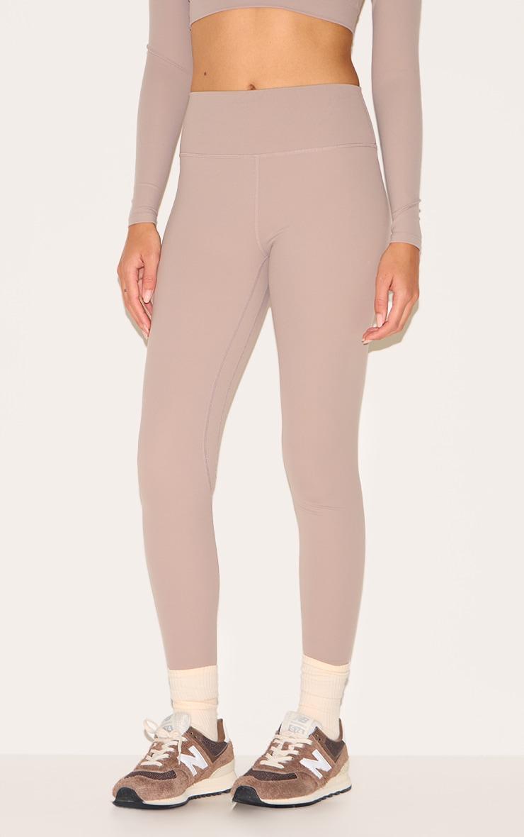 Taupe Sculpt High Waist Gym Legging Product Image