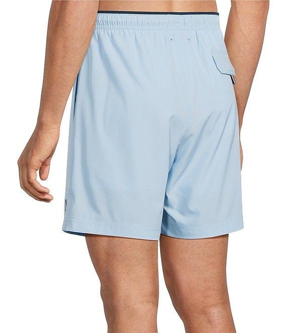 Cremieux Solid 6#double; Inseam Swim Trunks Product Image