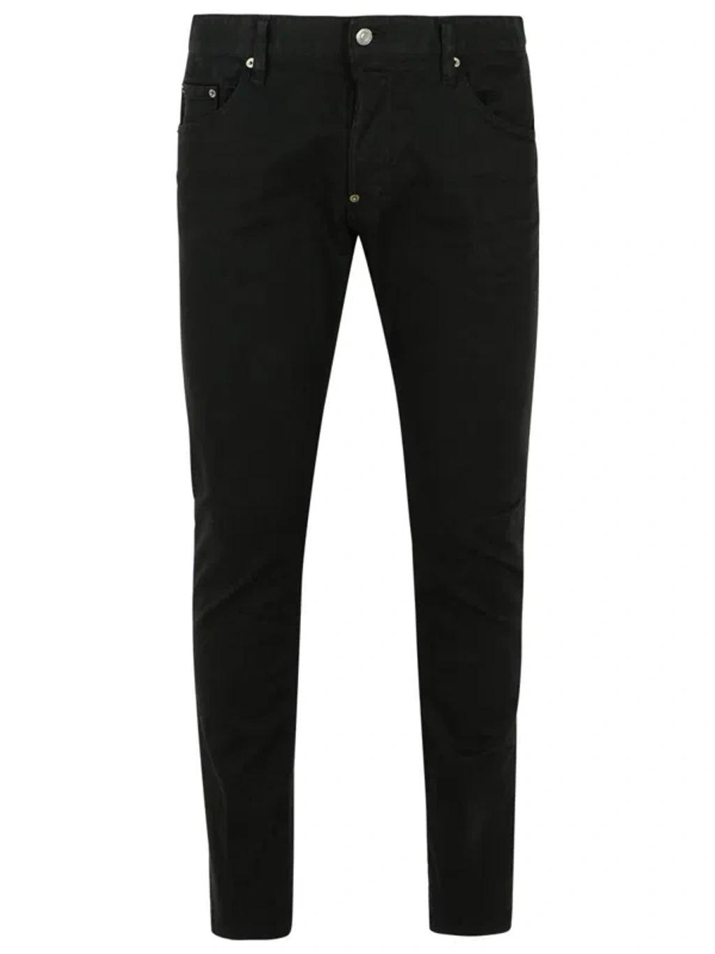 DSQUARED2 Cool Guy Mid-rise Skinny Jeans In Black Product Image