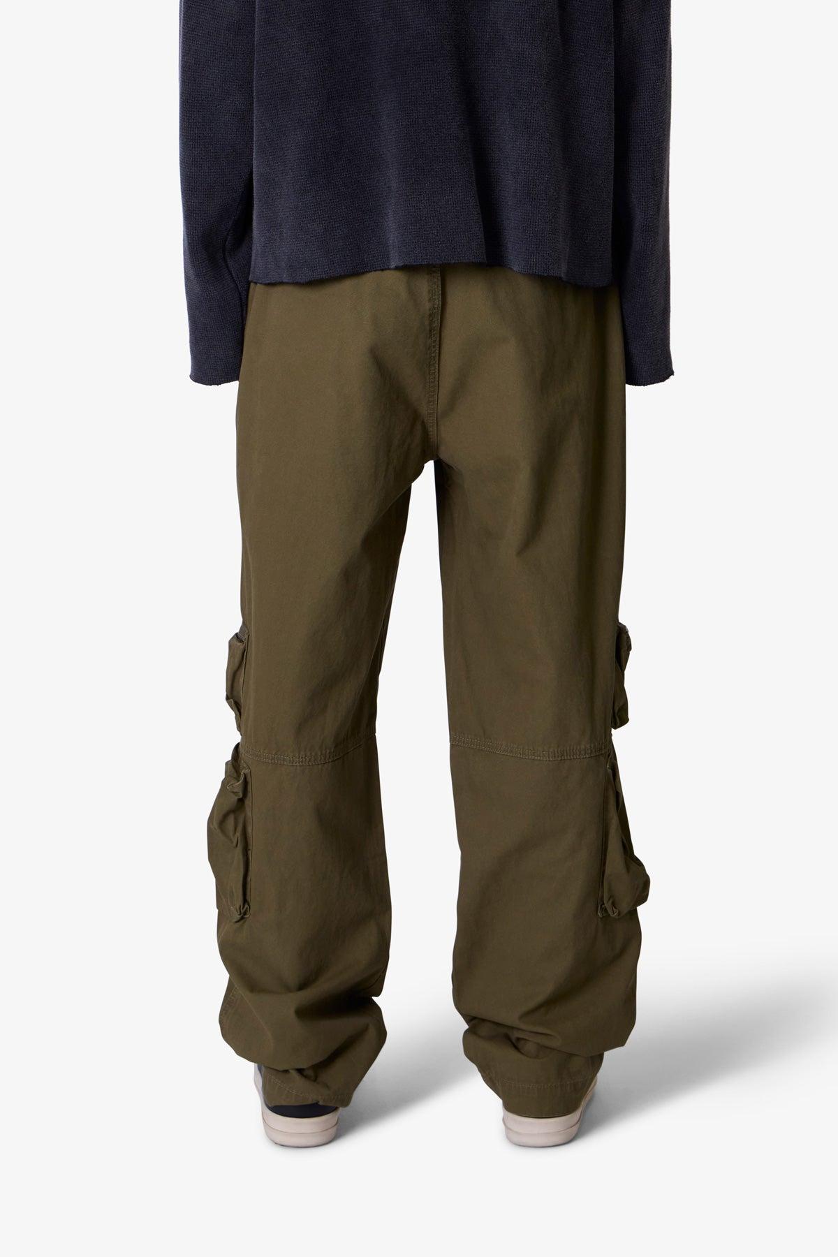 Ultra Baggy Tactical Cargo Pants - Olive Product Image